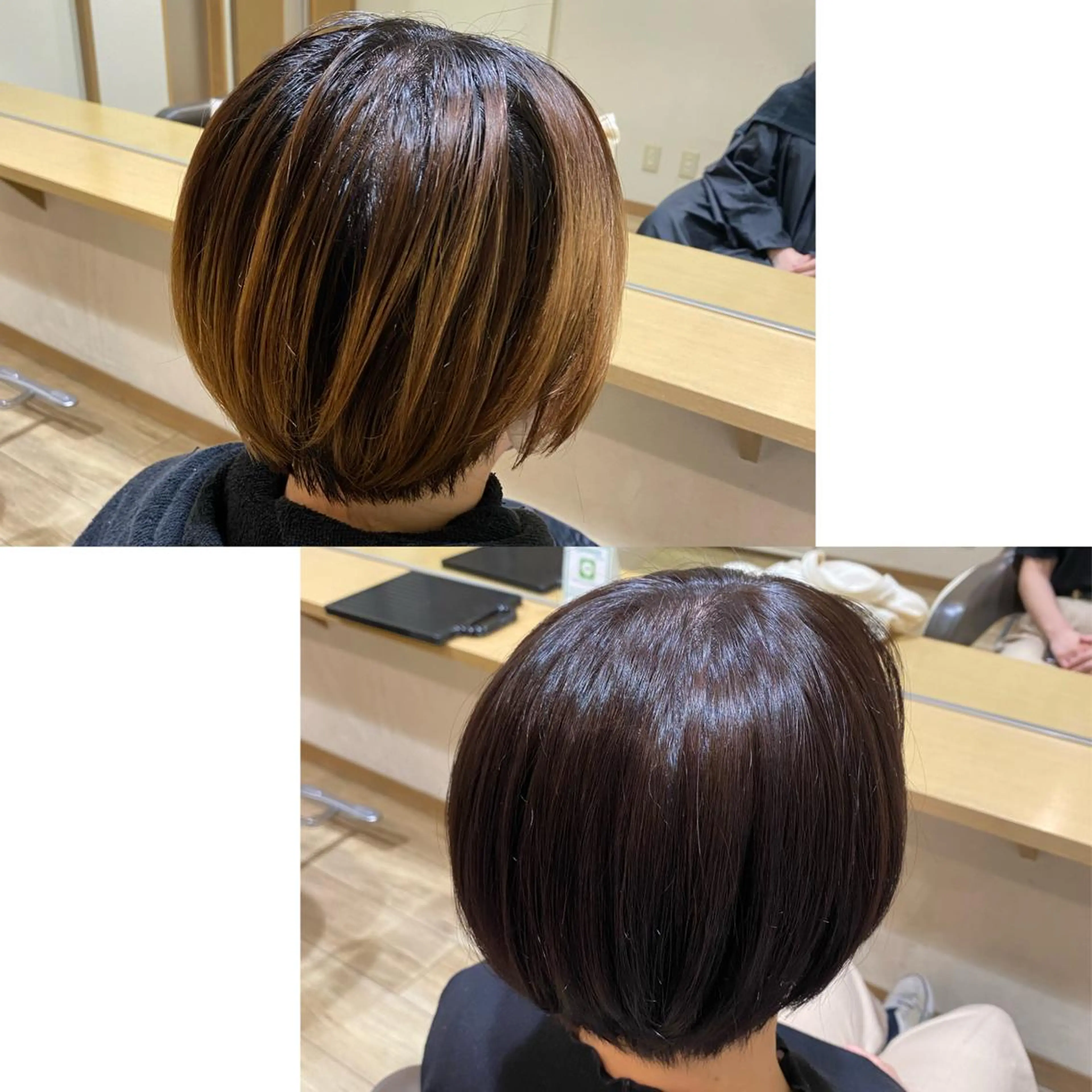 ショート カラー ブリーチ ラベンダーカラー ヘアカラー トリートメント 斎藤 愛菜のヘアスタイル