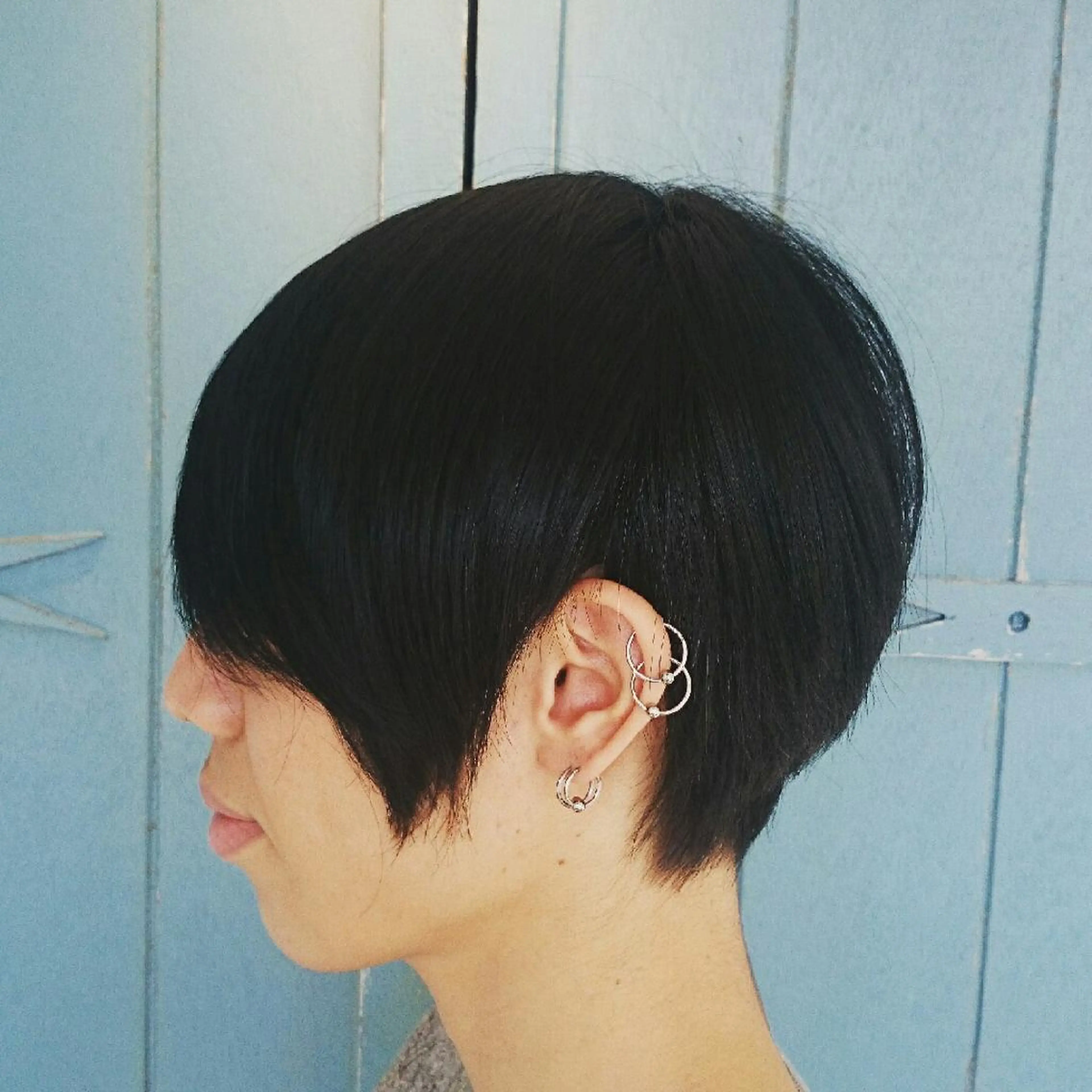 ショート ボブ メテオ取扱✨美髪 矯正✨HiroNYのヘアスタイル