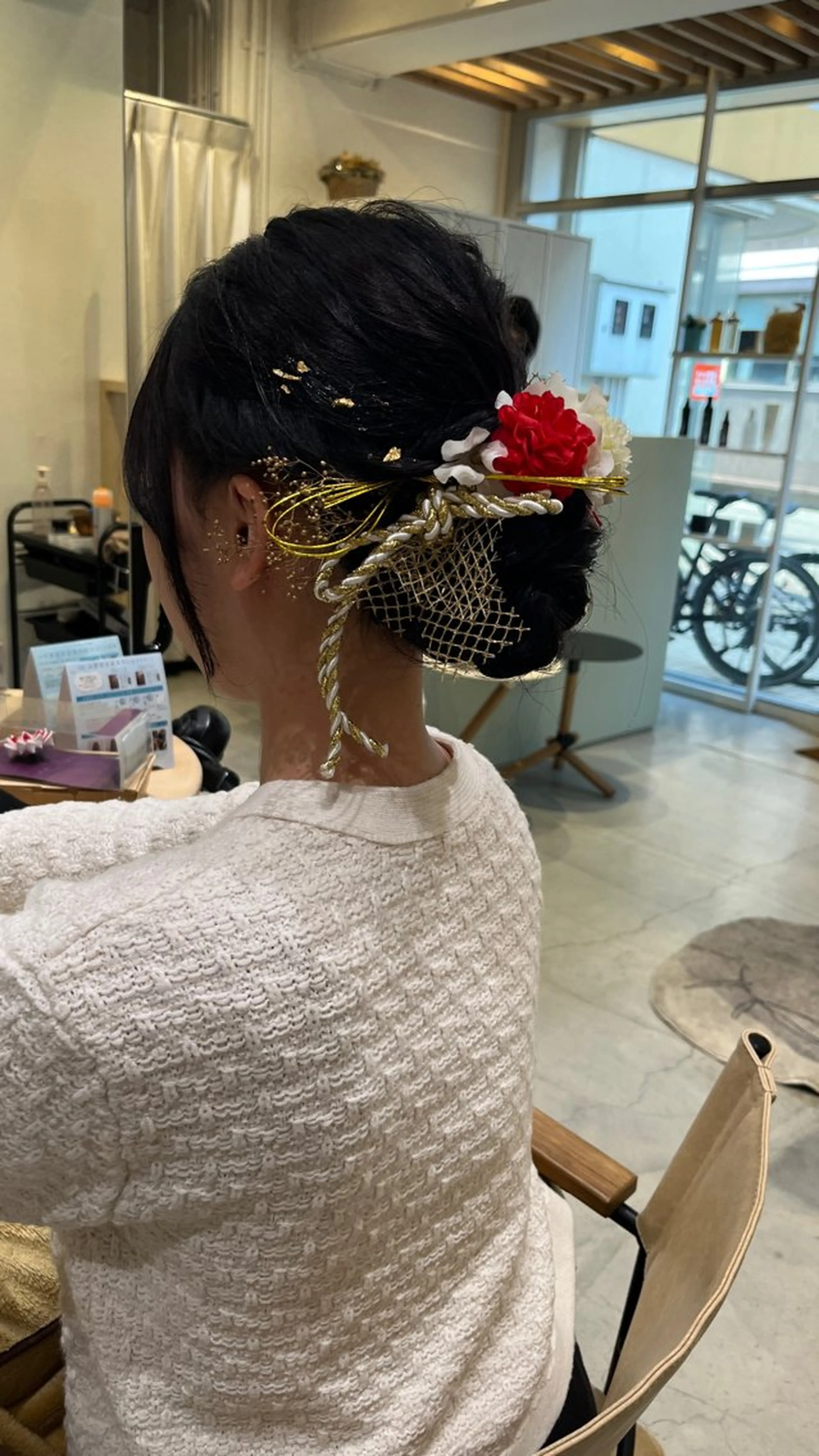 ロング ヘアアレンジ 卒業式のヘアスタイル ヘアセット en't所属・佐藤　ひなの ／艶髪のヘアスタイル