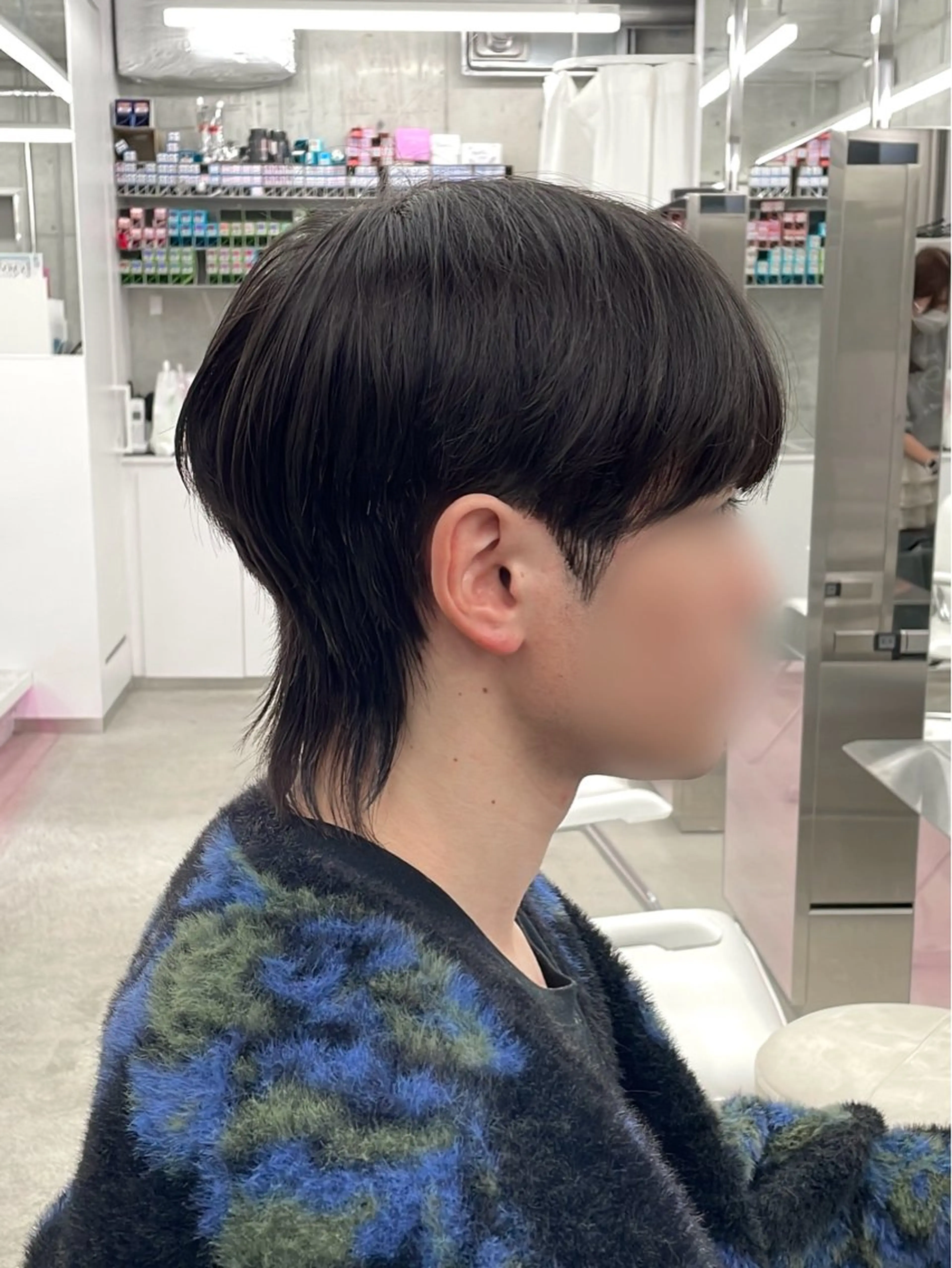 ショート カラー パーマ ヘアアレンジ メンズ カット パーマ 縮毛矯正 IVY表参道所属・ヘアメイク小野リエ 韓国ハーフ🦊のヘアスタイル