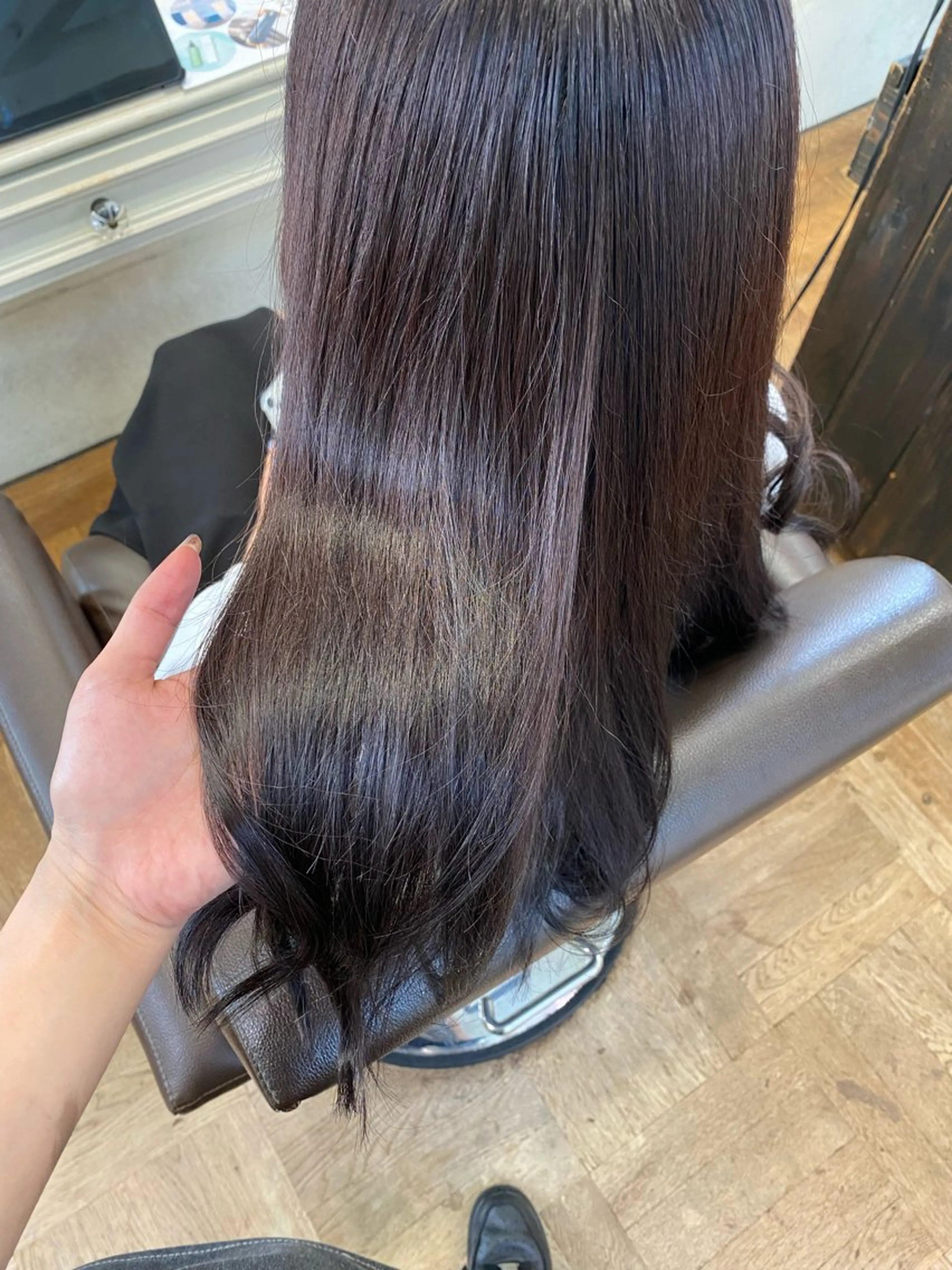 ロング カラー nui 原田美紅のヘアスタイル