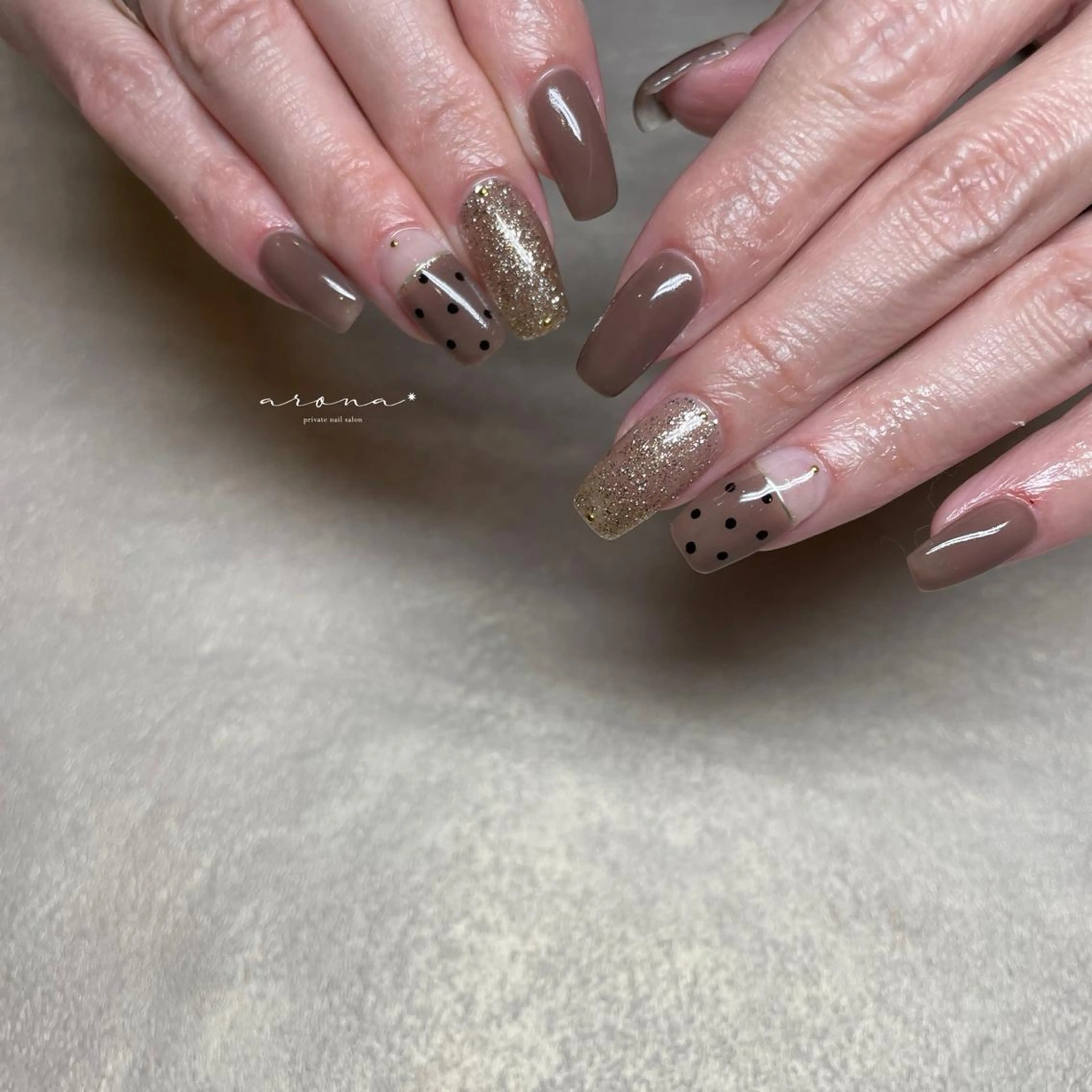 ネイル ハンドネイル nail salon ✷aronaのネイルデザイン