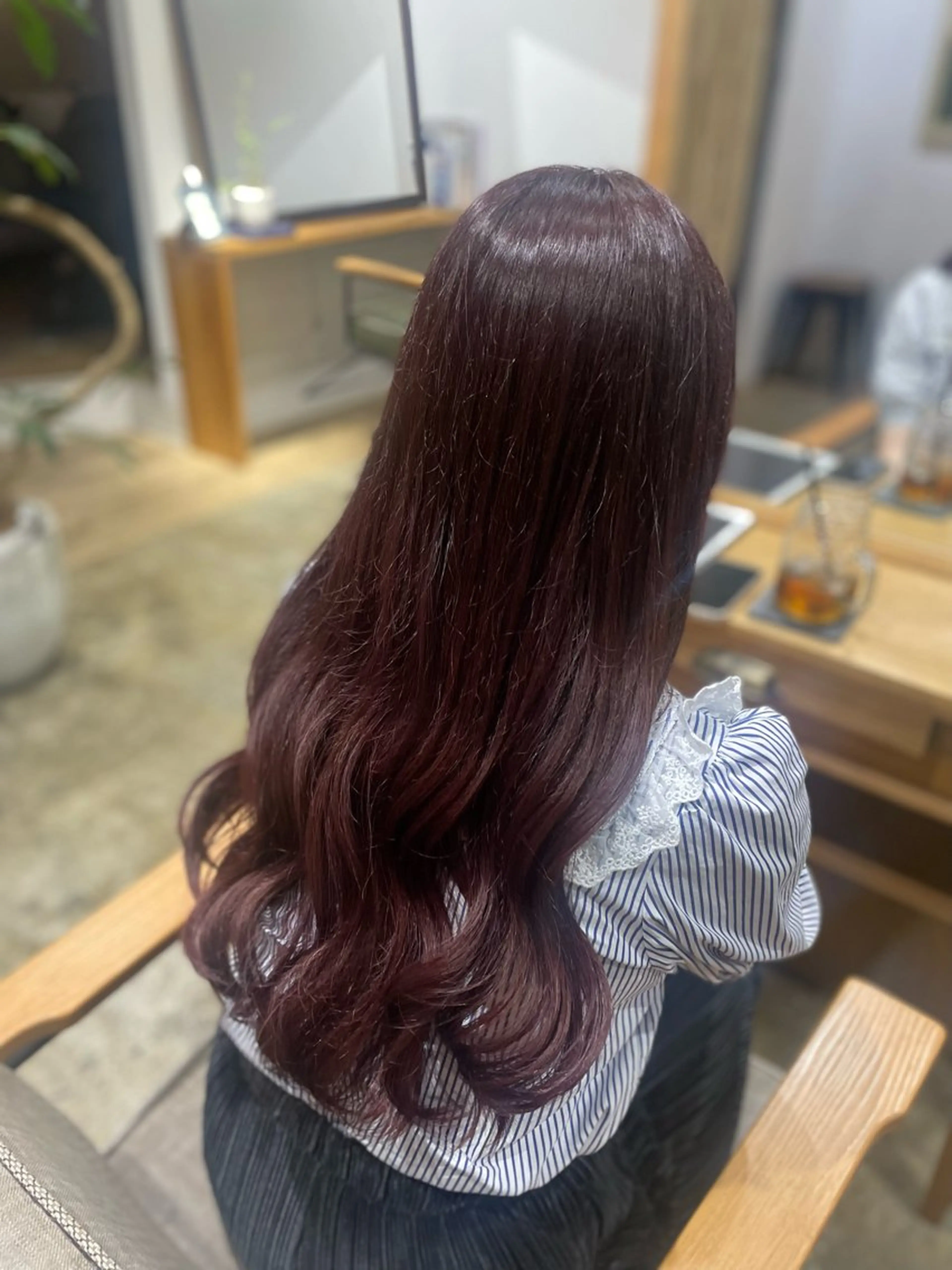 ロング ヘアカラー 🖤Keina🖤 大人上品カラー.*˚のヘアスタイル