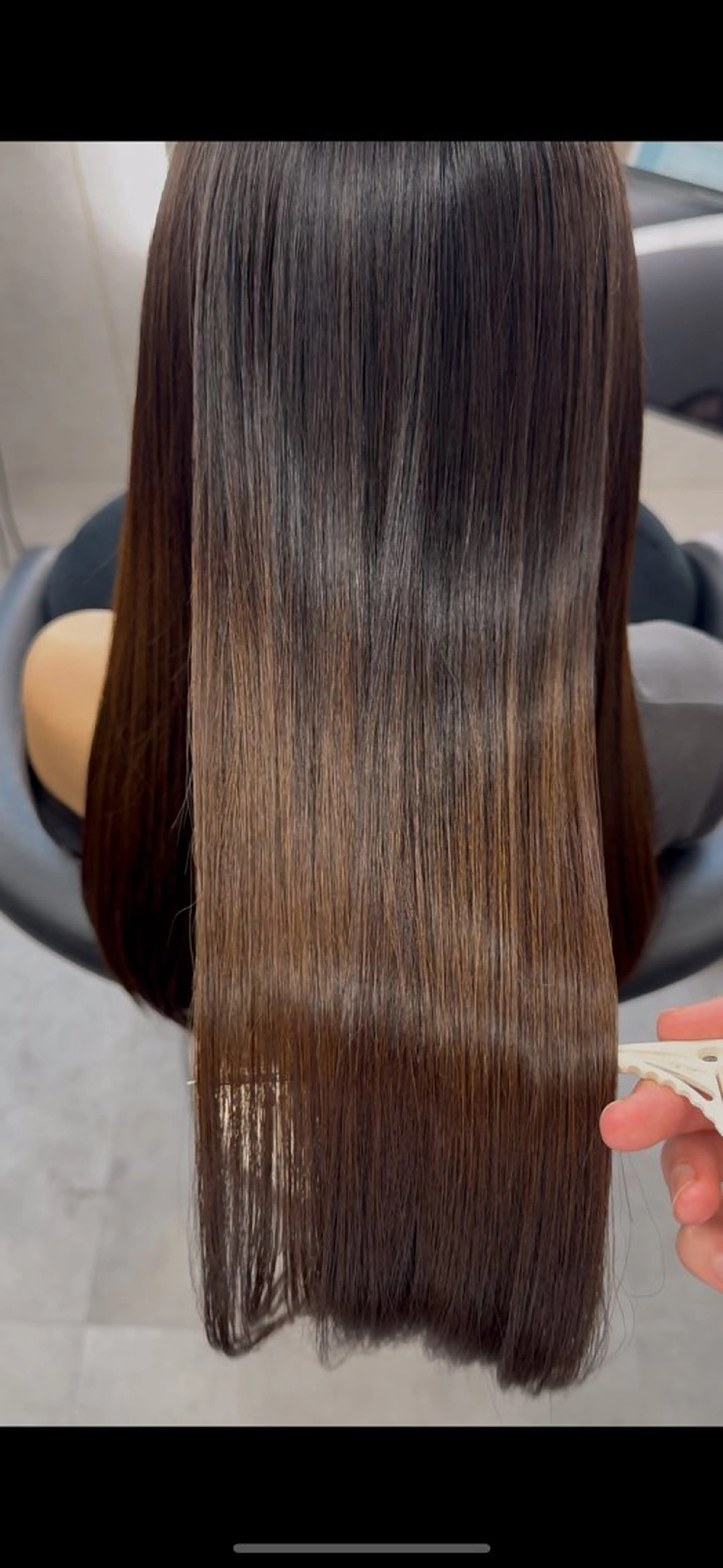 ロング 縮毛矯正 トリートメント 【縮毛矯正/カラー】 今野寛己のヘアスタイル