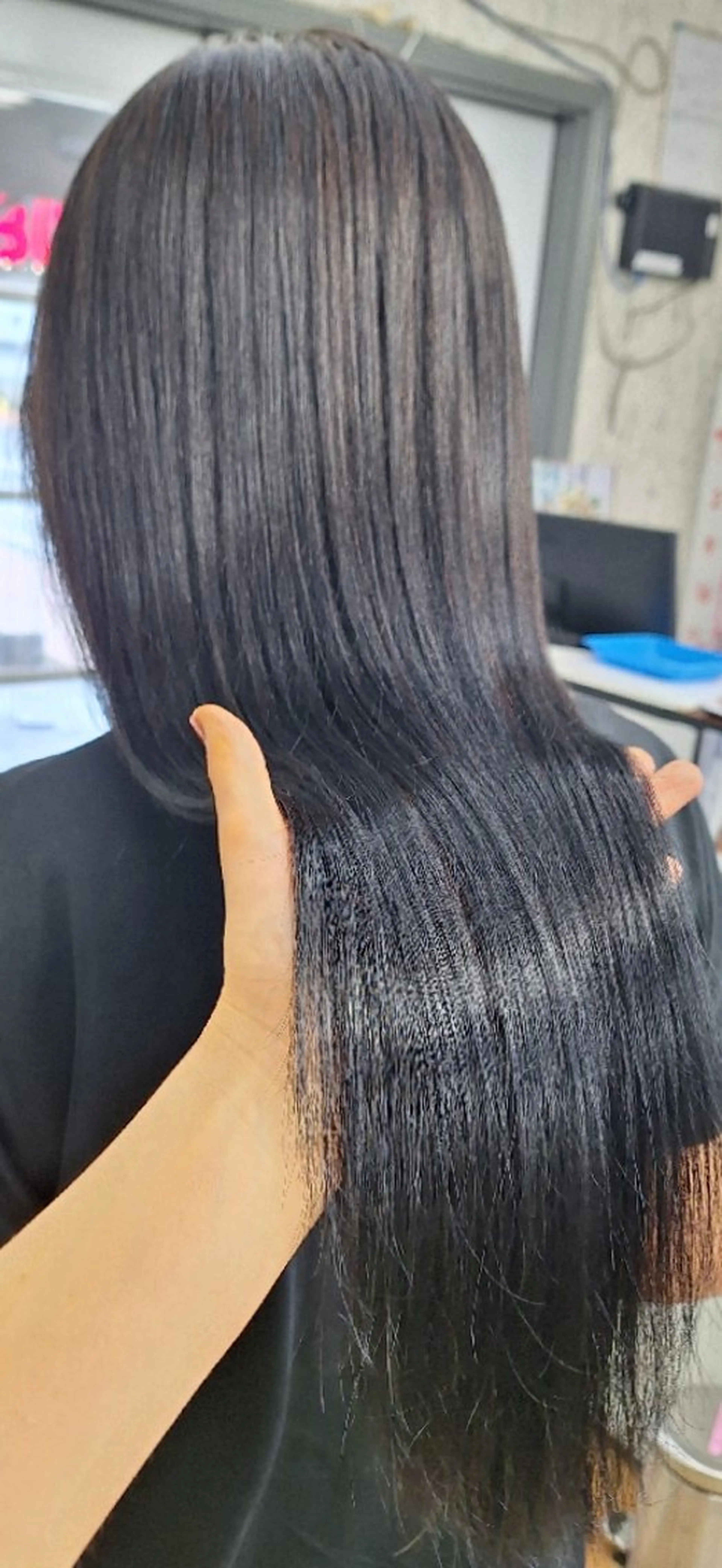 ロング エクステ 髪質改善 ロング トリートメント レアマカナ所属・髪の保健室 Espr essioneのヘアスタイル