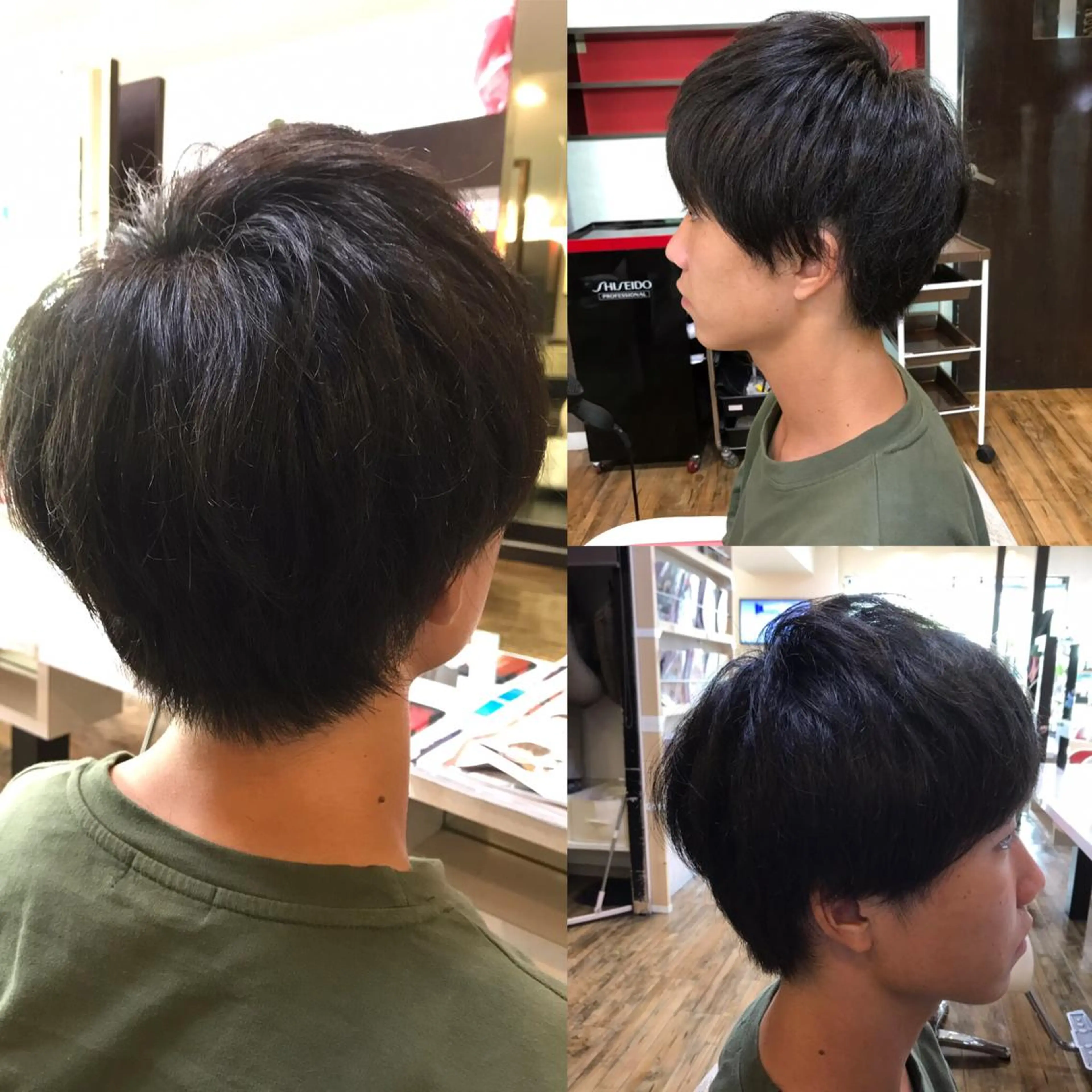 ショート メンズ マッシュ カット 赤羽、髪質改善サロン 吉野リョウスケのヘアスタイル