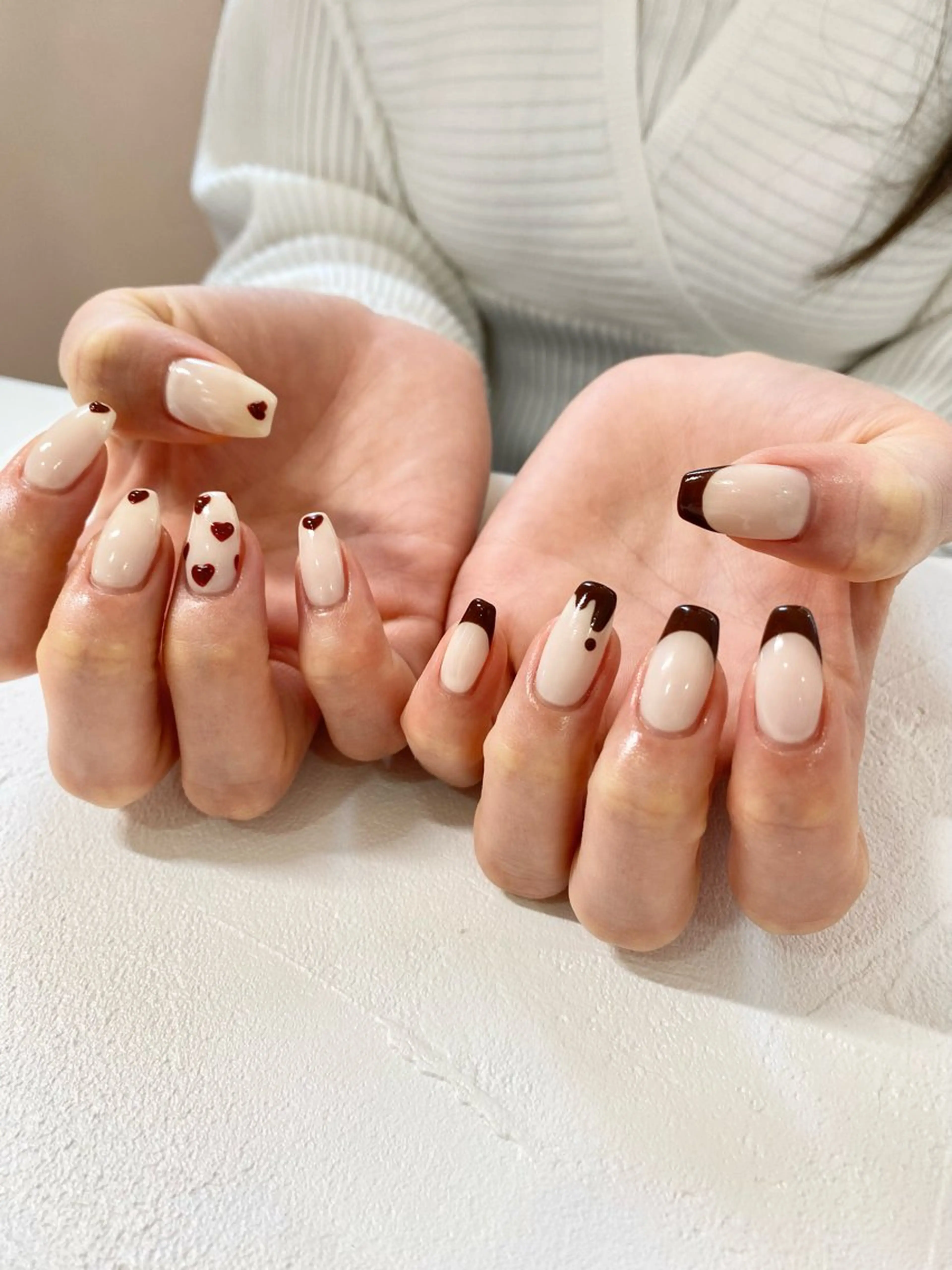 セミロング ハンドネイル nail salon eru.のネイルデザイン