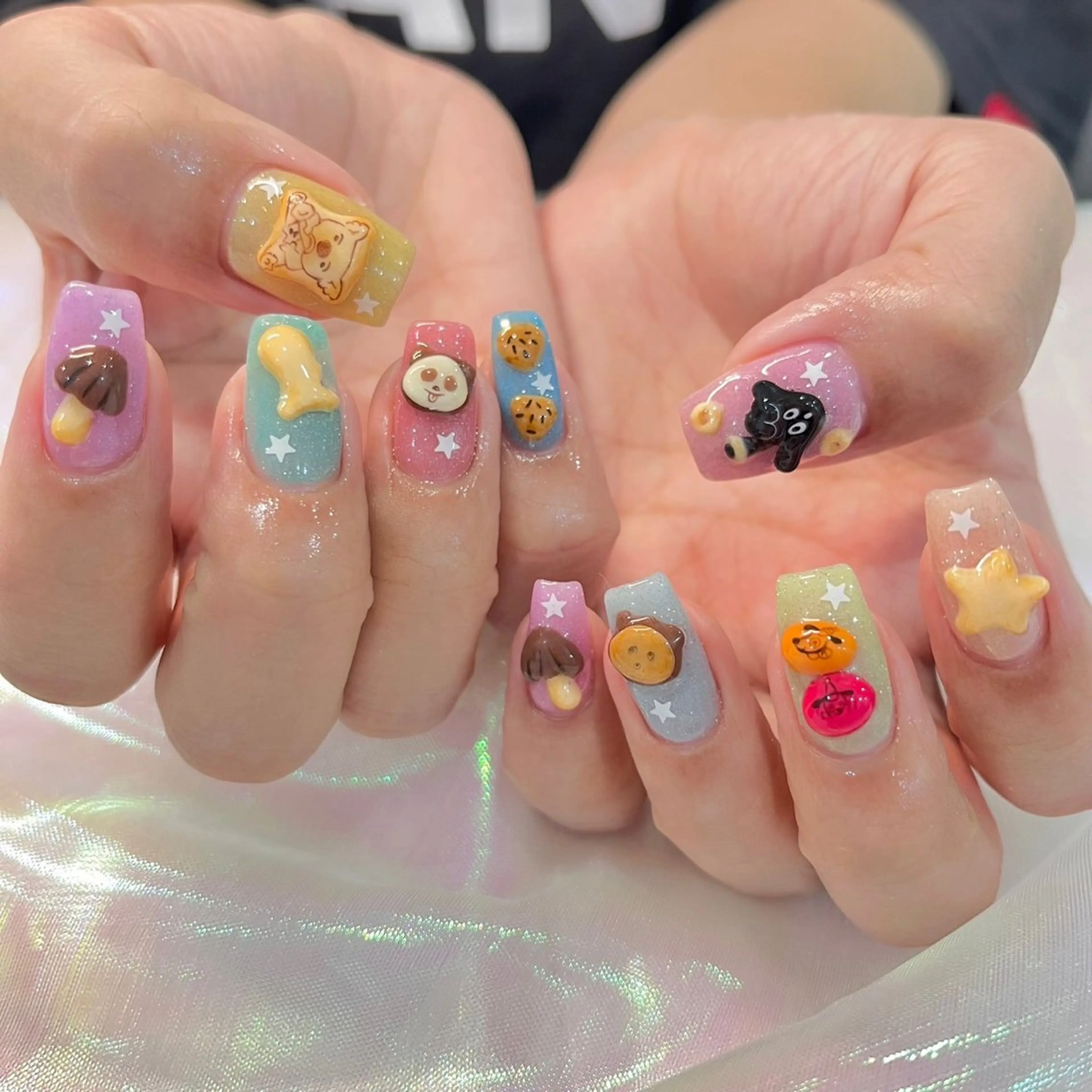 セミロング ハンドネイル cho nailのネイルデザイン