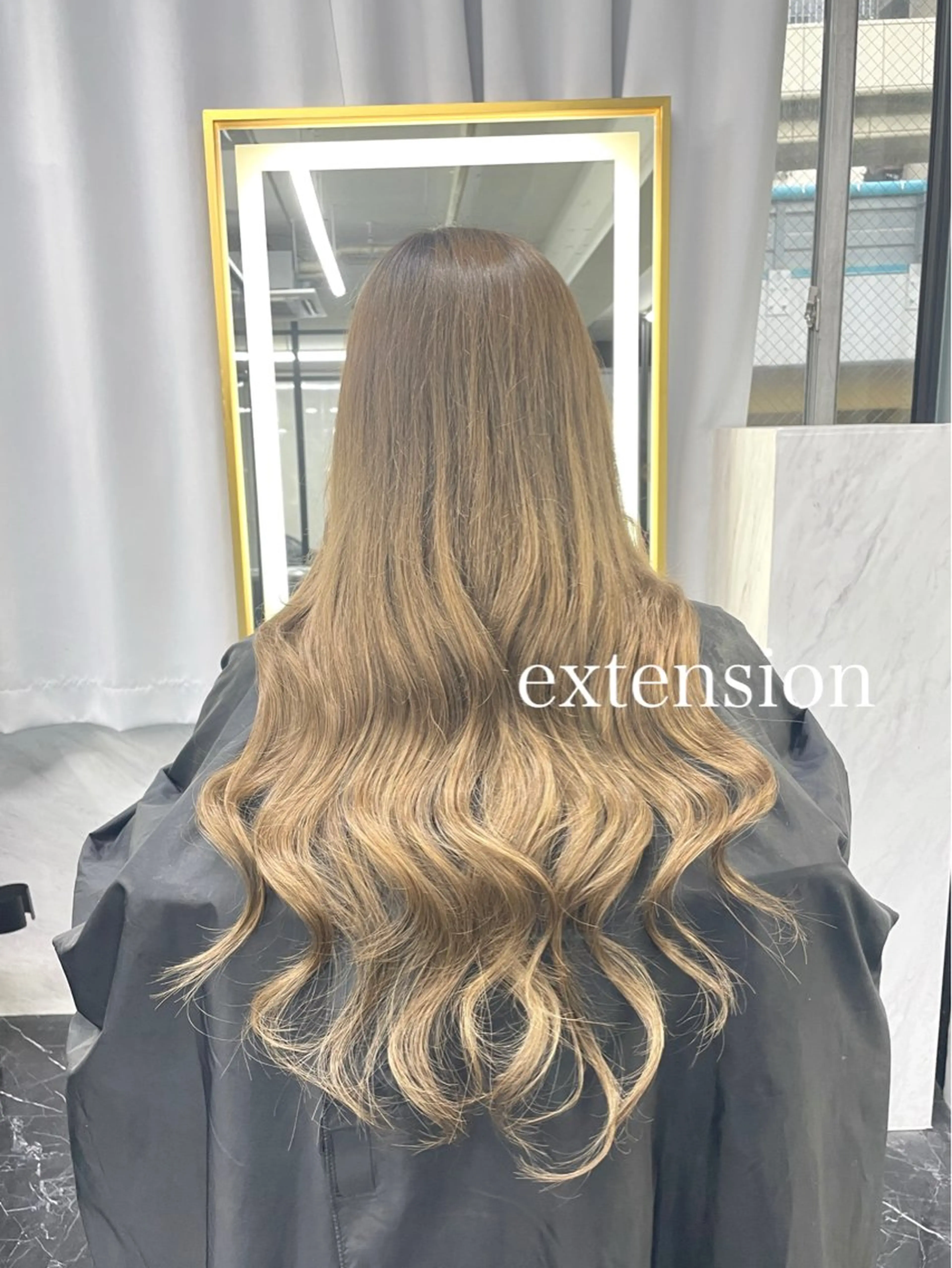 ロング カラー ヘアカラー エクステ エクステ🩵ブリーチ 韓国ヘア🩵KAEのヘアスタイル