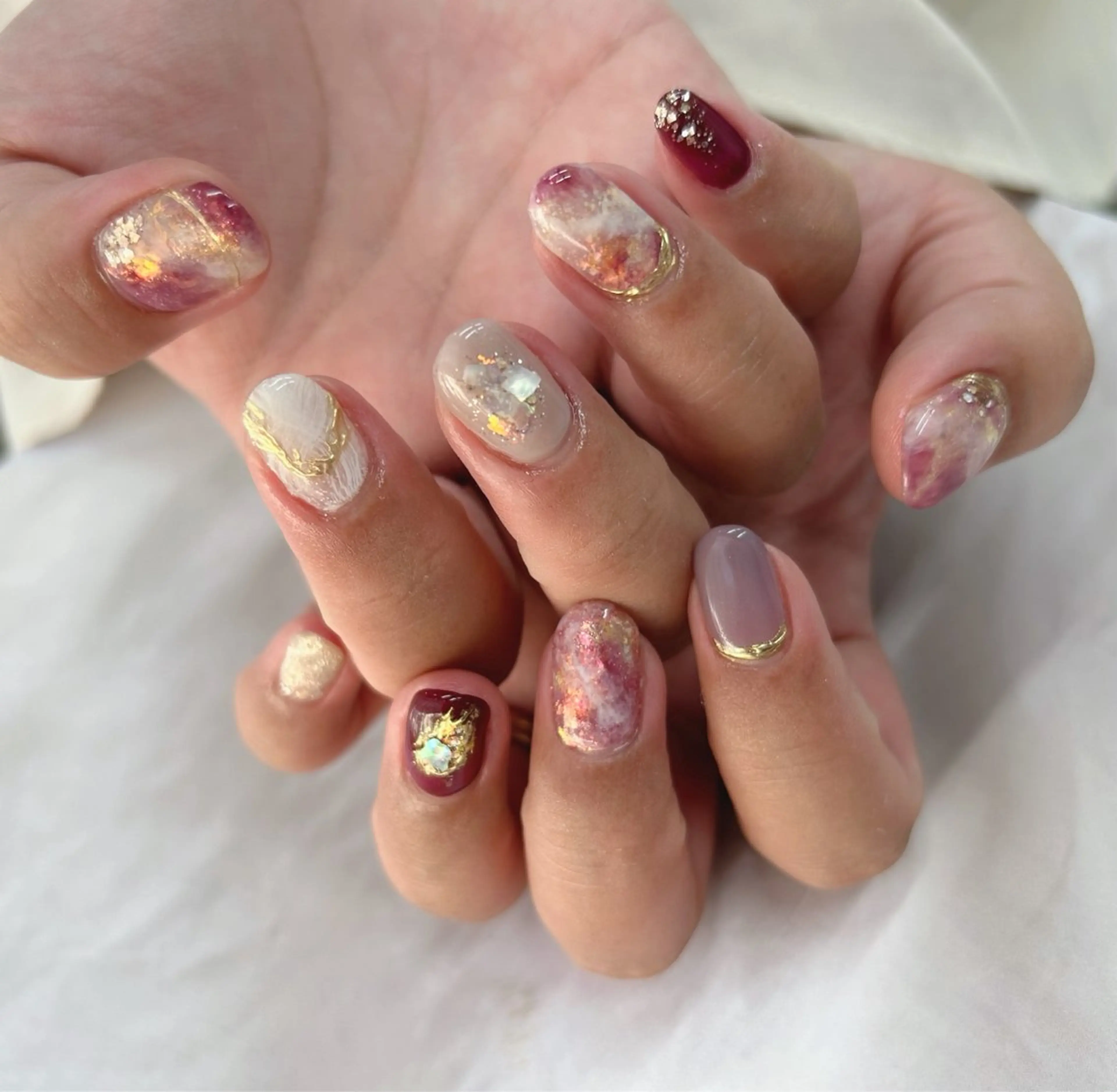 ネイル ニュアンスネイル ハンドネイル Nail Salon agré所属・agré ネイルサロン　アグレのネイルデザイン