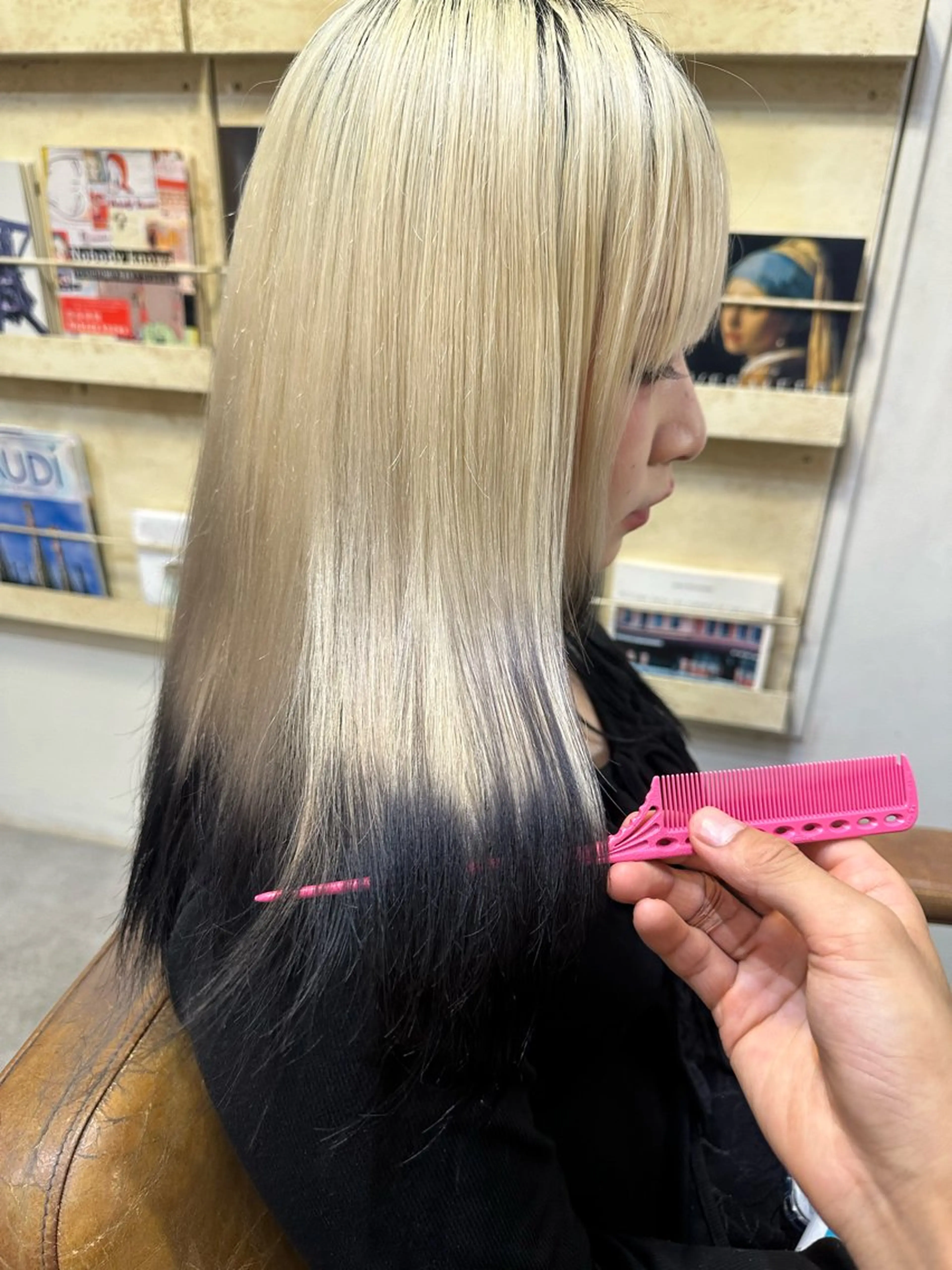 ロング レイヤー/ハイトーン ✂︎ゆーぴ✂︎のヘアスタイル