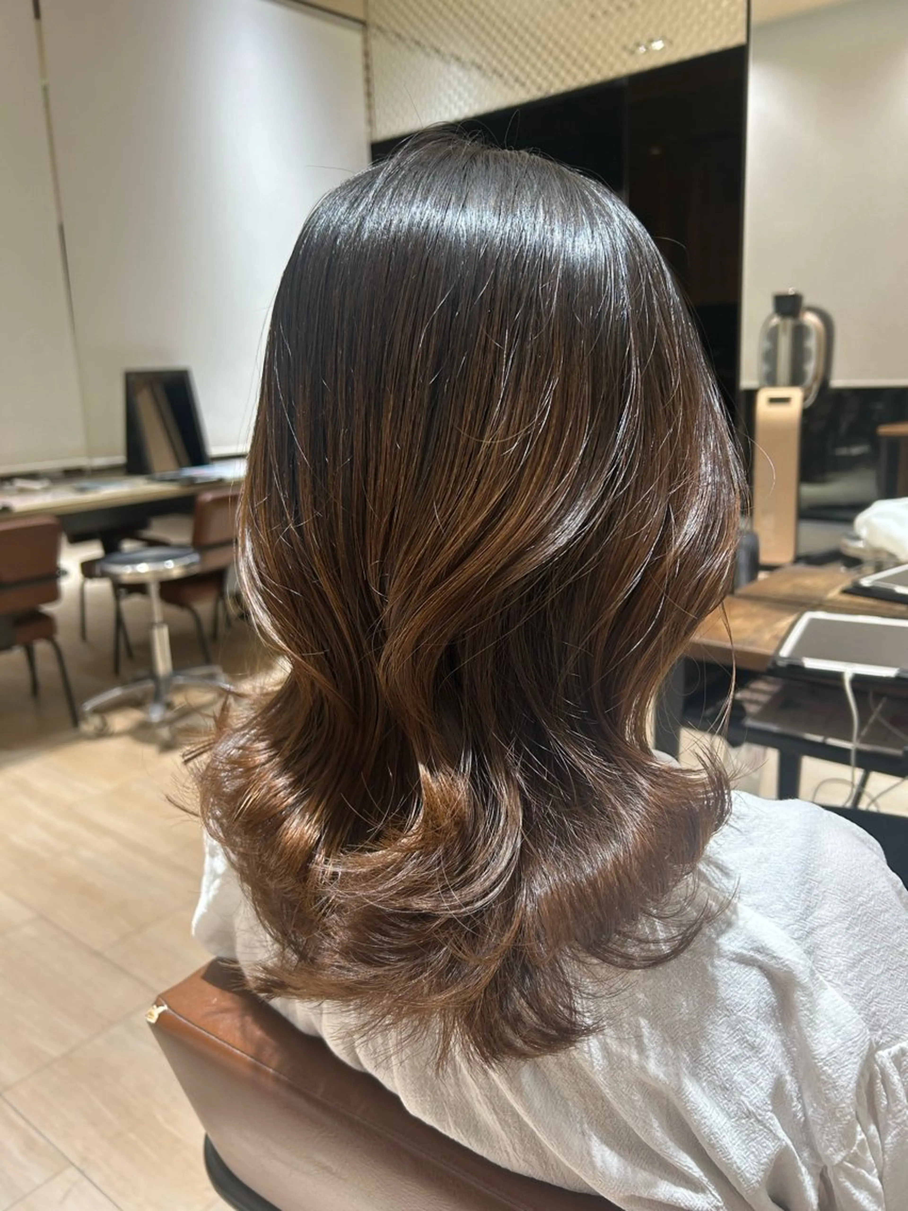 ミディアム 🎀大竹美侑/顔まわ りカット/レイヤーのヘアスタイル