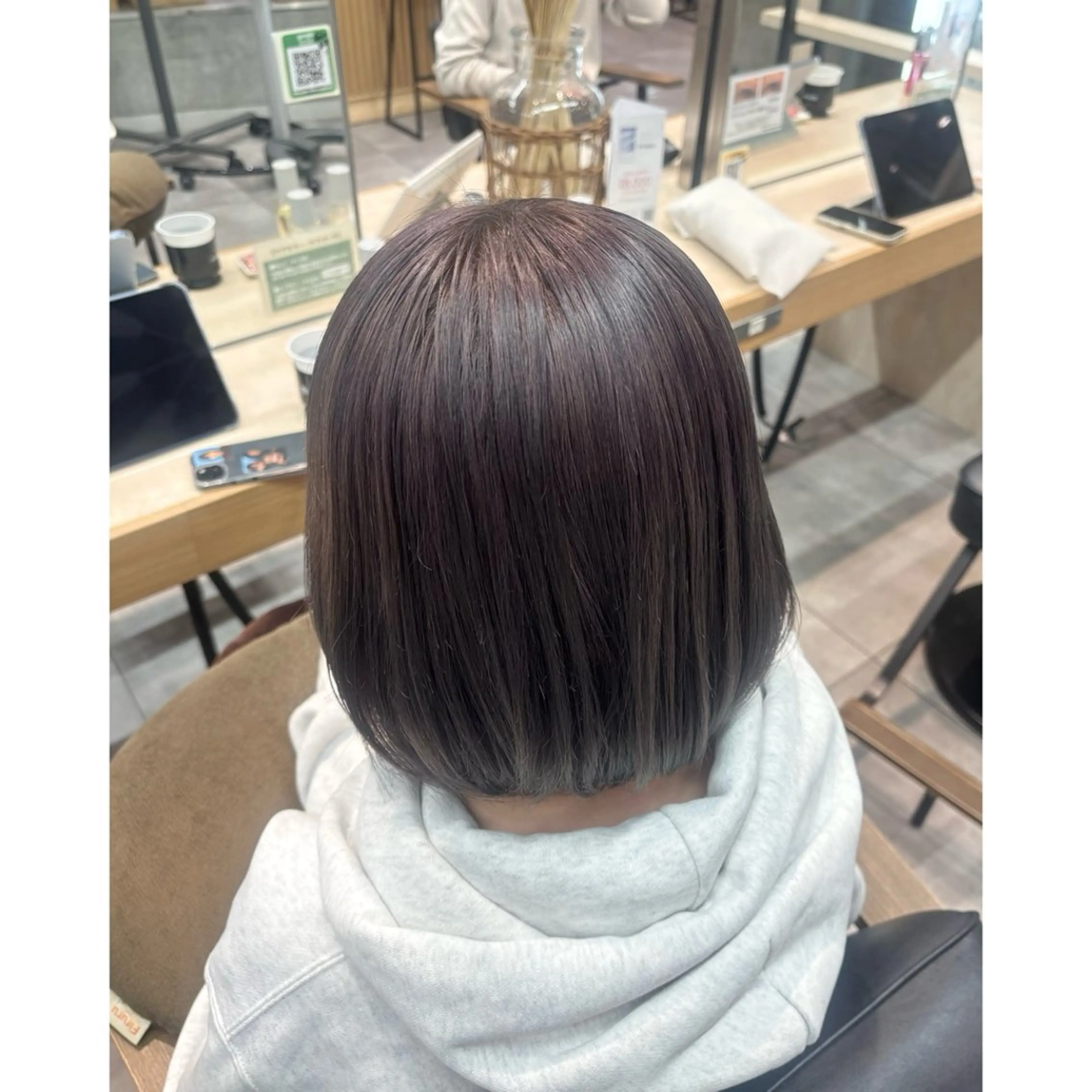 ショート カラー 艶カラー/耳つぼ 🎀🫧 / amiのヘアスタイル