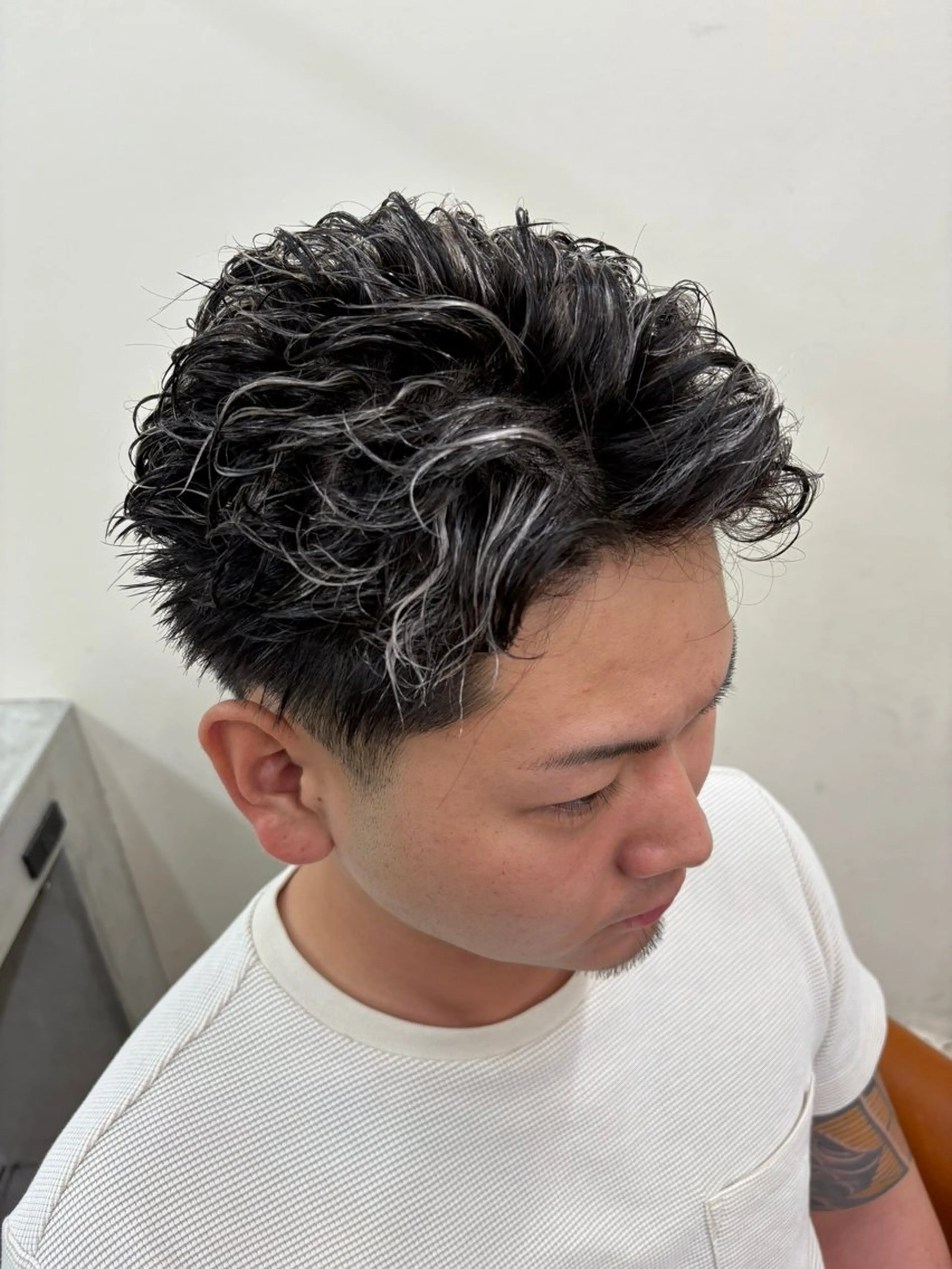 カラー パーマ メンズ カット パーマ 梅田/パーマ全般/ ケアパーマ特化/秋本のヘアスタイル