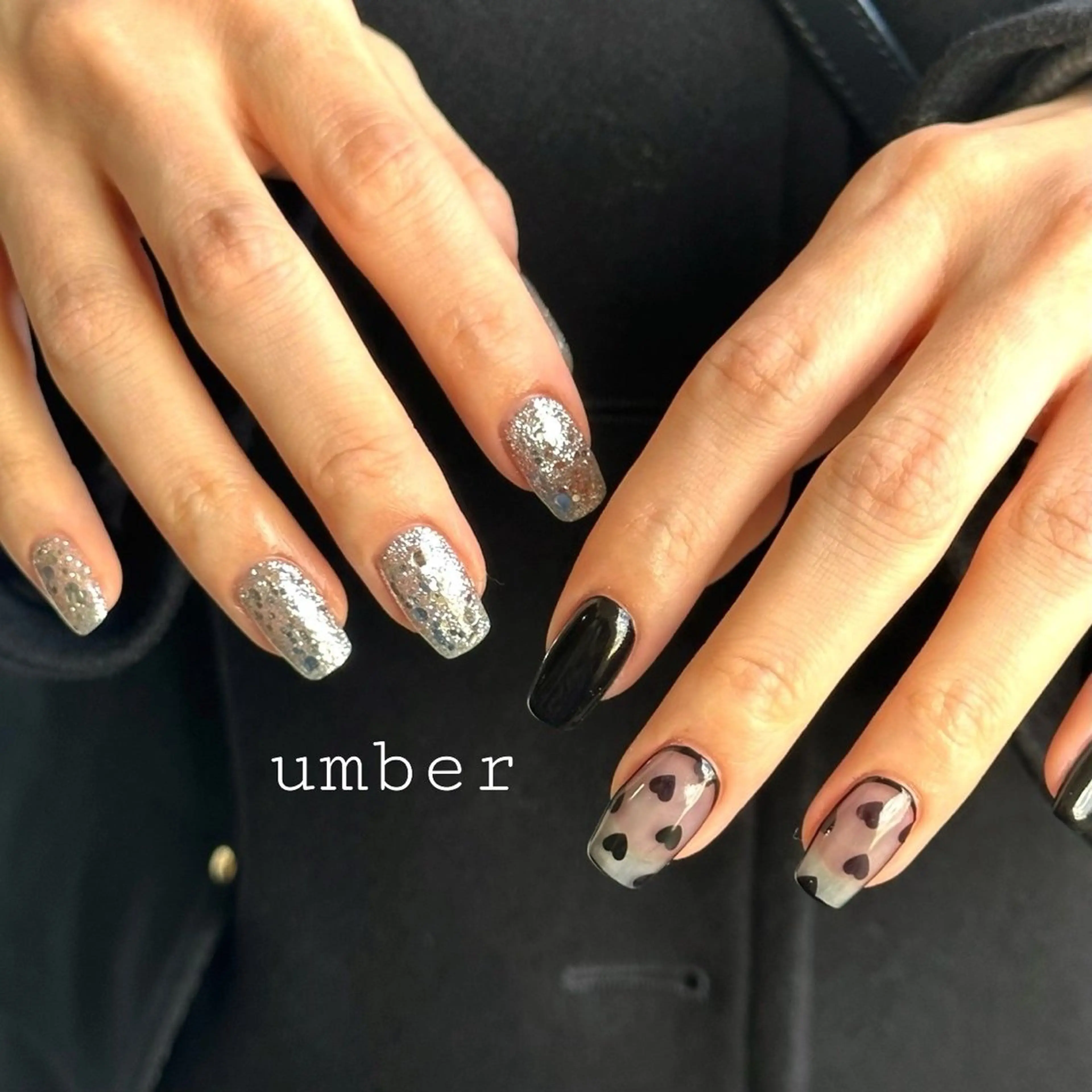 ネイル ハンドネイル umber 三茶1分のネイルデザイン