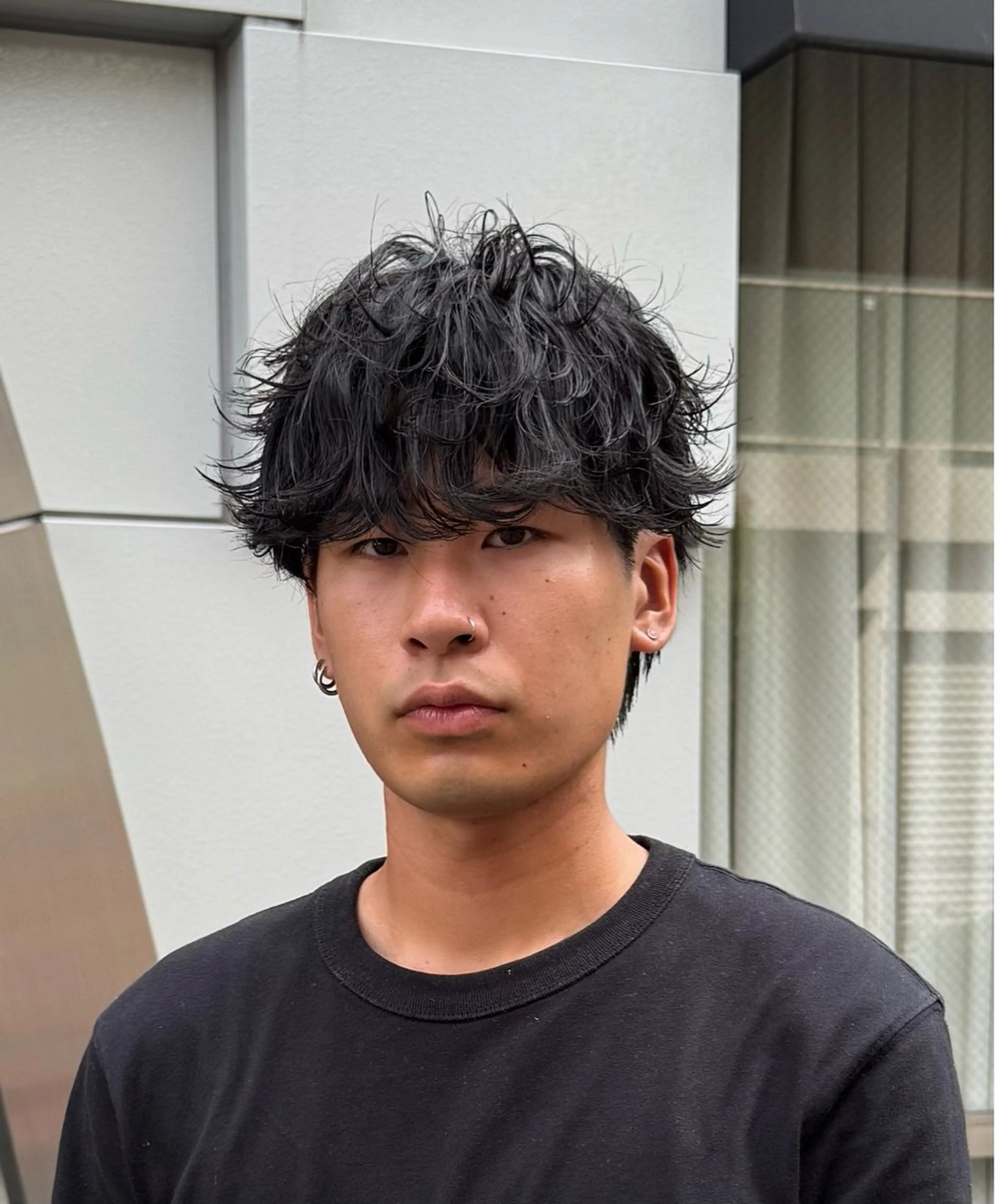 ショート パーマ メンズ カット パーマ トリートメント ヘッドスパ ヘアセット 👑マッシュの王👑 メンズカット/ゆうきのヘアスタイル