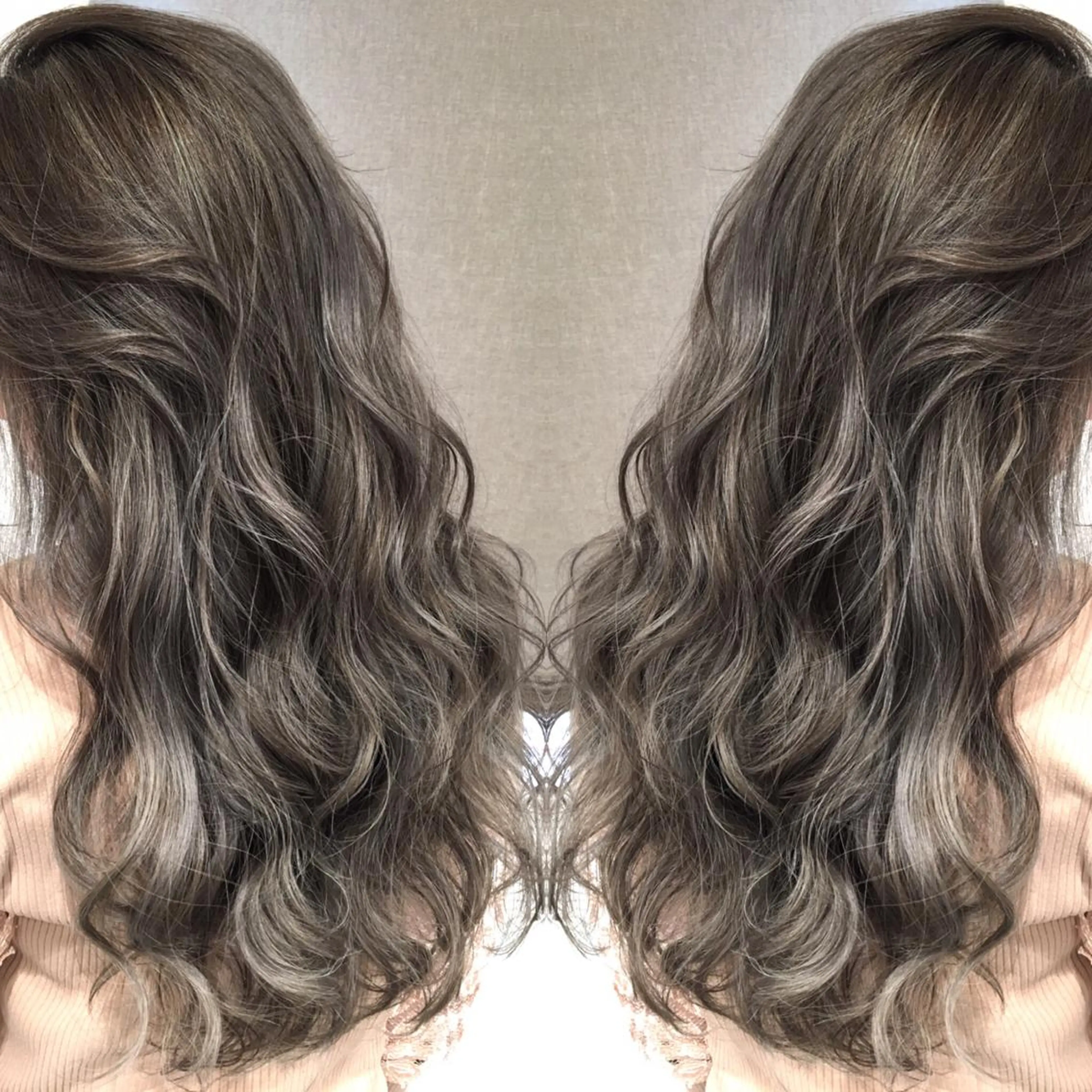 ロング カラー ハイライトカラー 3Dハイライト ハイライト ヘアカラー トリートメント 井上 一平のヘアスタイル