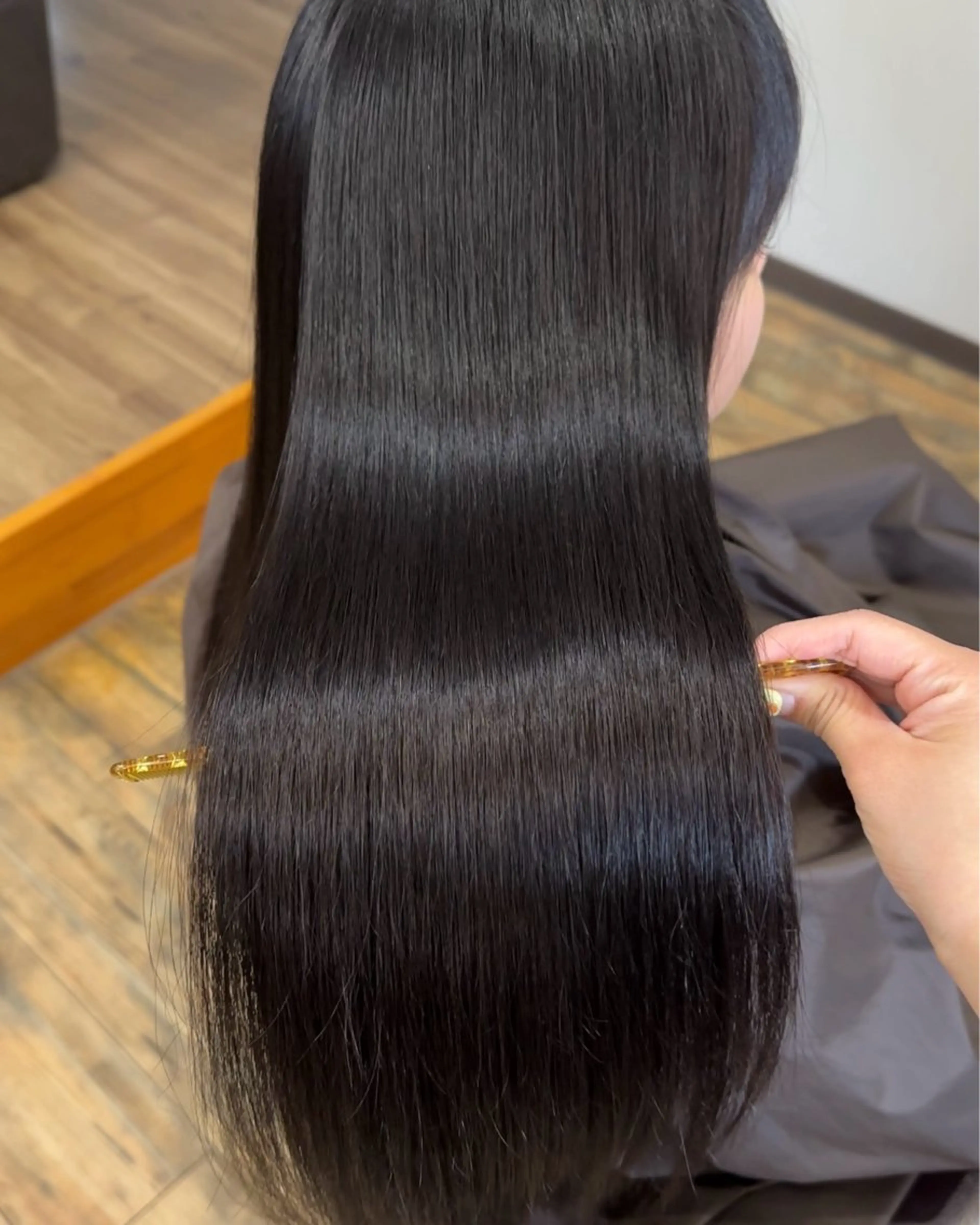 ロング 縮毛矯正 AO hair studio所属・minami ♡のヘアスタイル