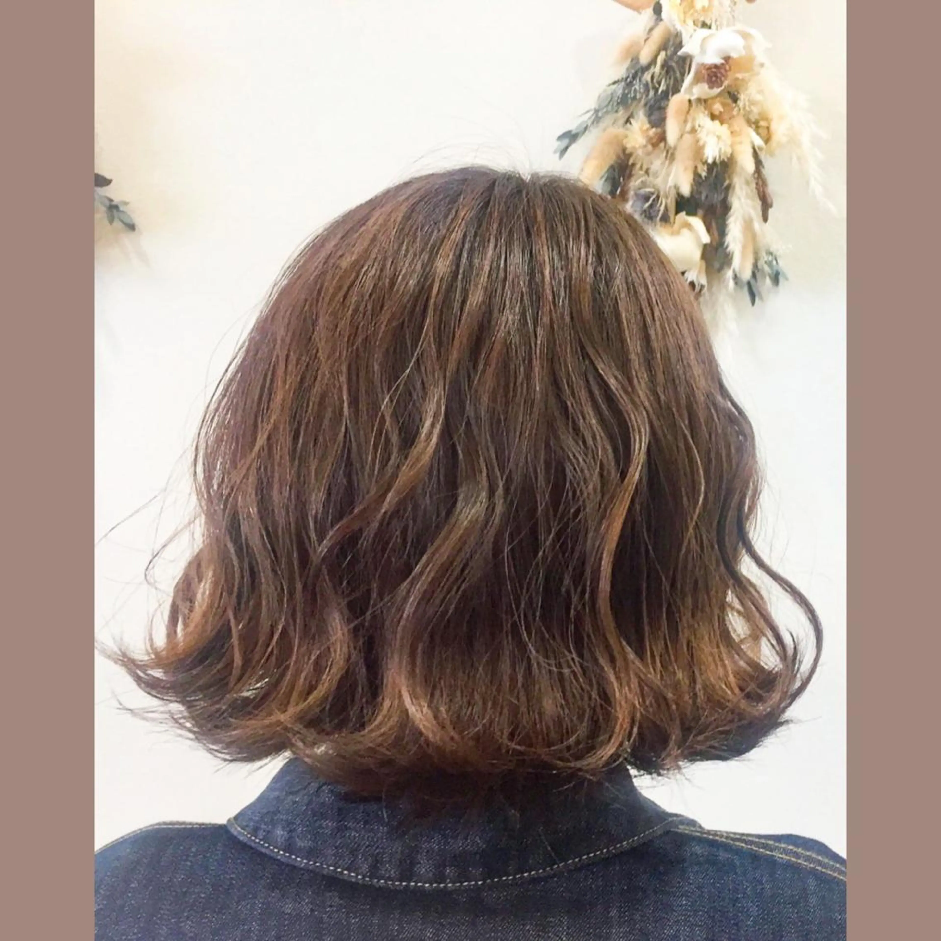 ミディアム 𓅰なかがわ ふみな𓅯のヘアスタイル