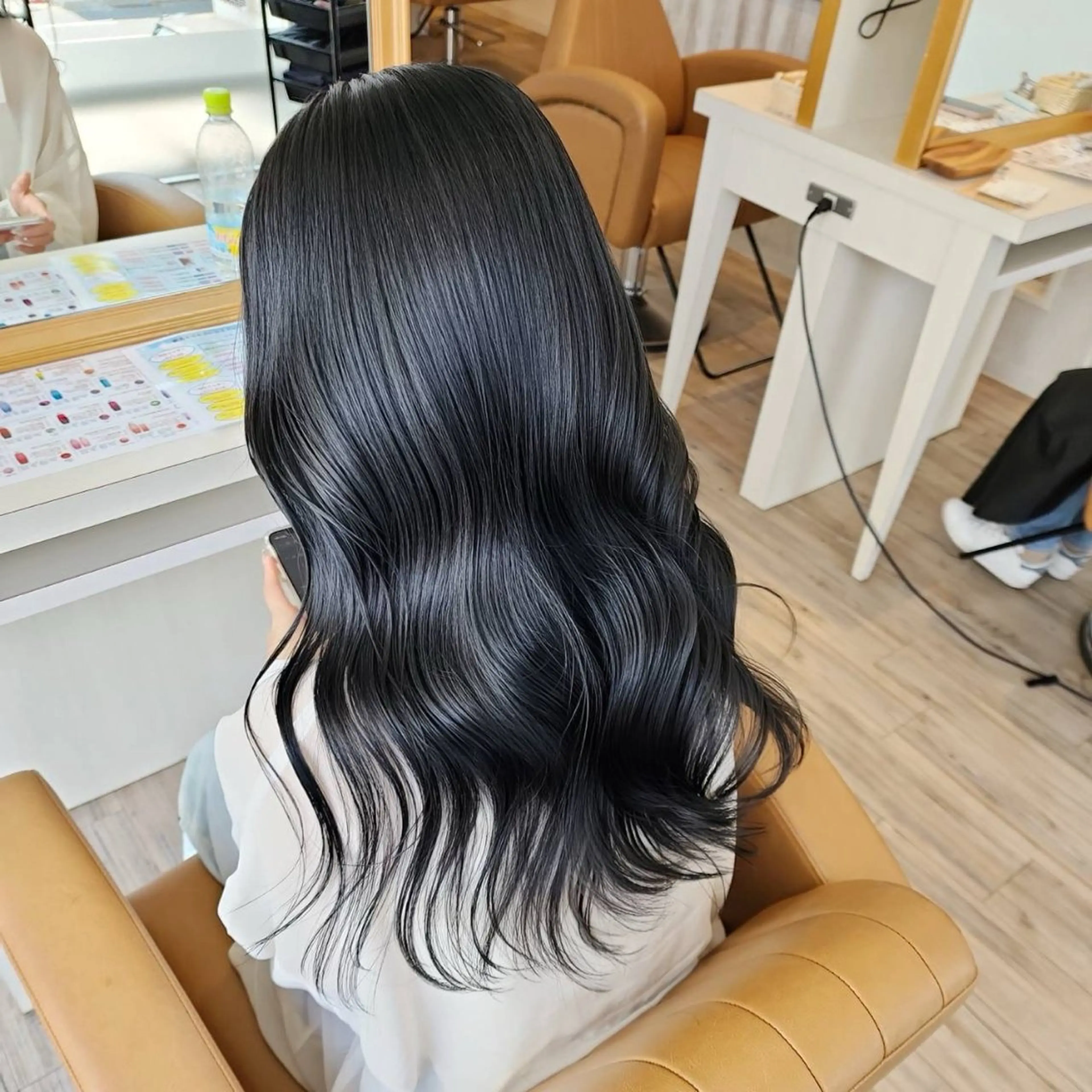 ロング カラー ヘアカラー トリートメント 艶髪✖️透明感/ 暗髪🩶/AOIのヘアスタイル