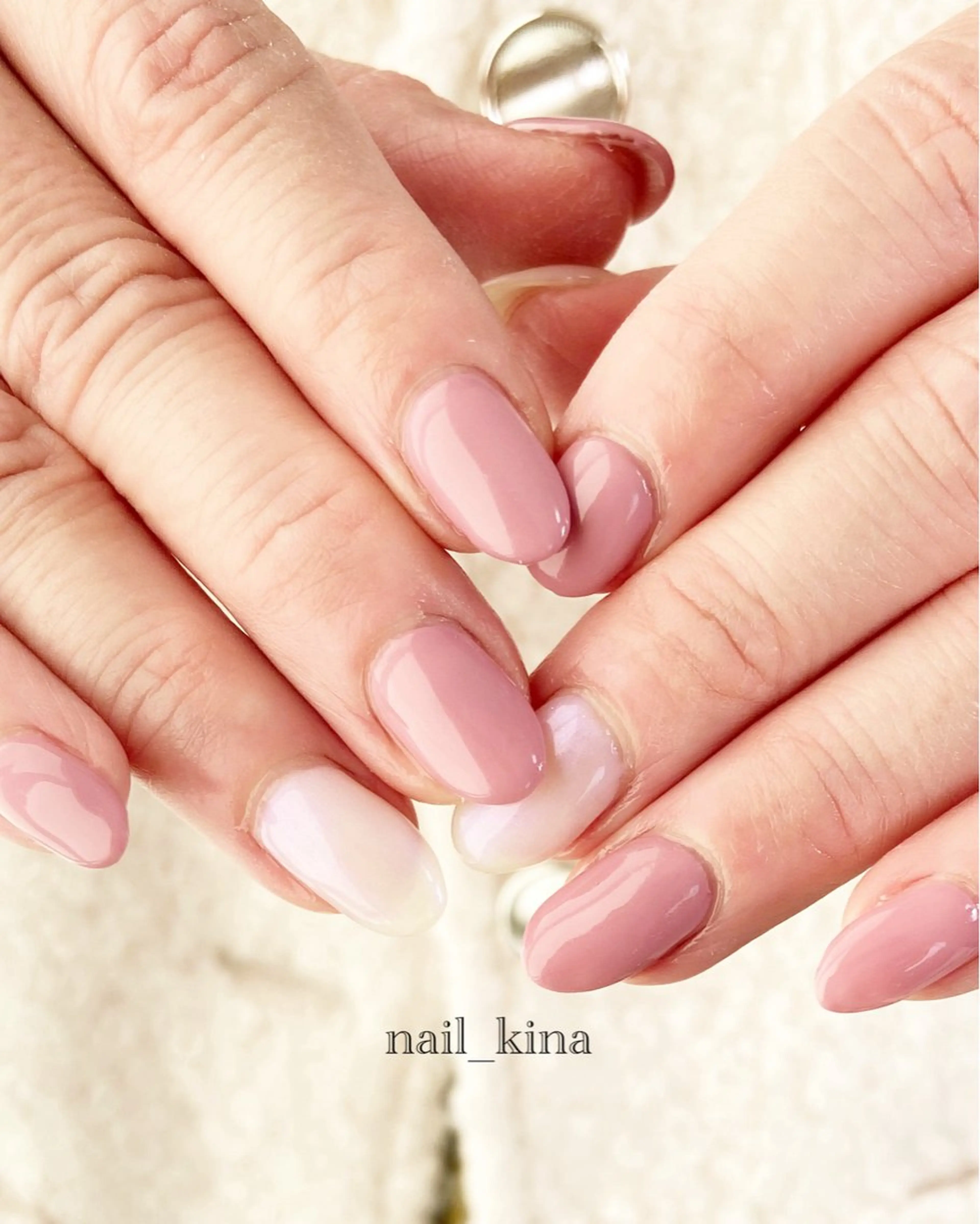 ネイル オフィスネイル ワンカラーネイル nail_ kinaのネイルデザイン