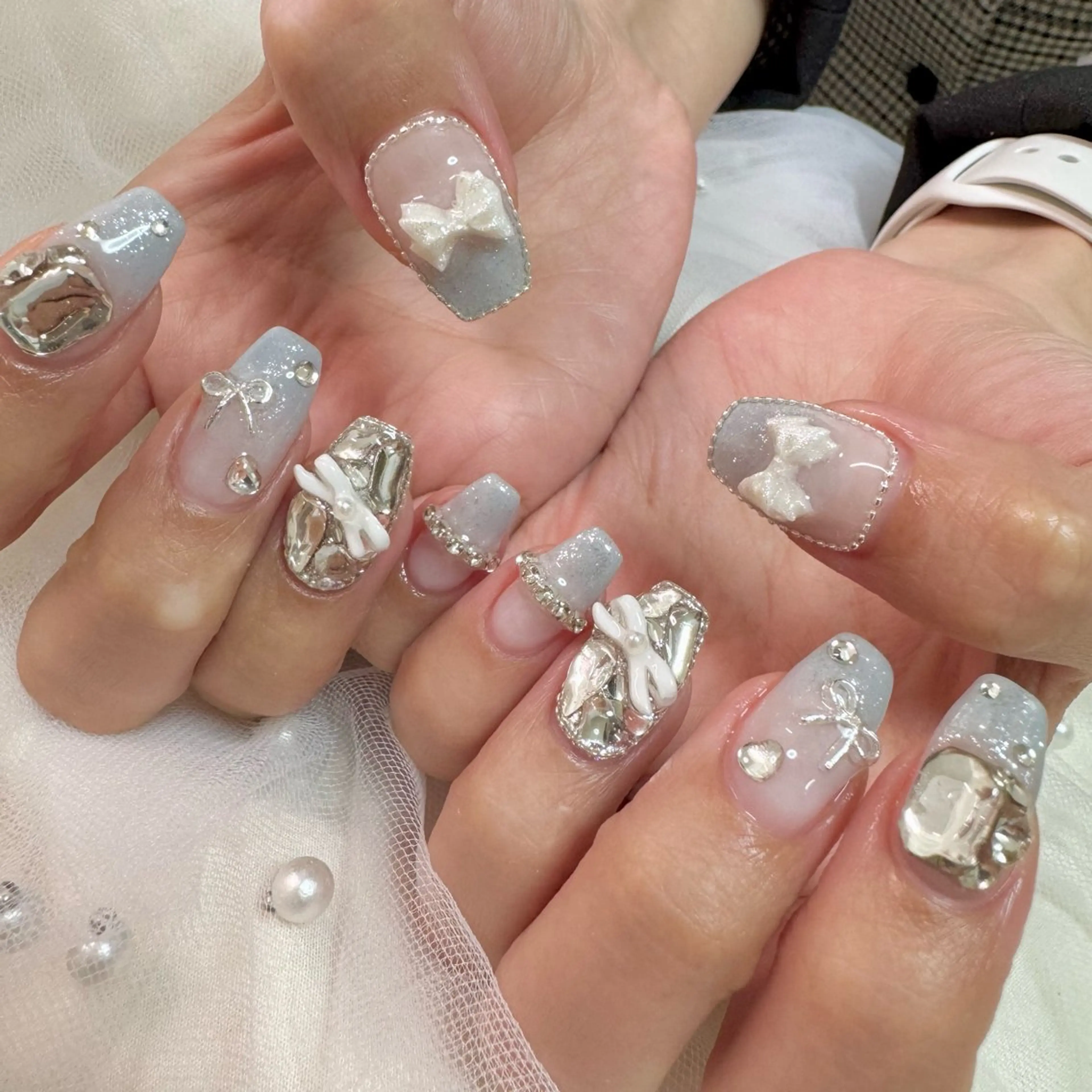 ネイル ワンホンネイル nail salon e'mu💐のネイルデザイン