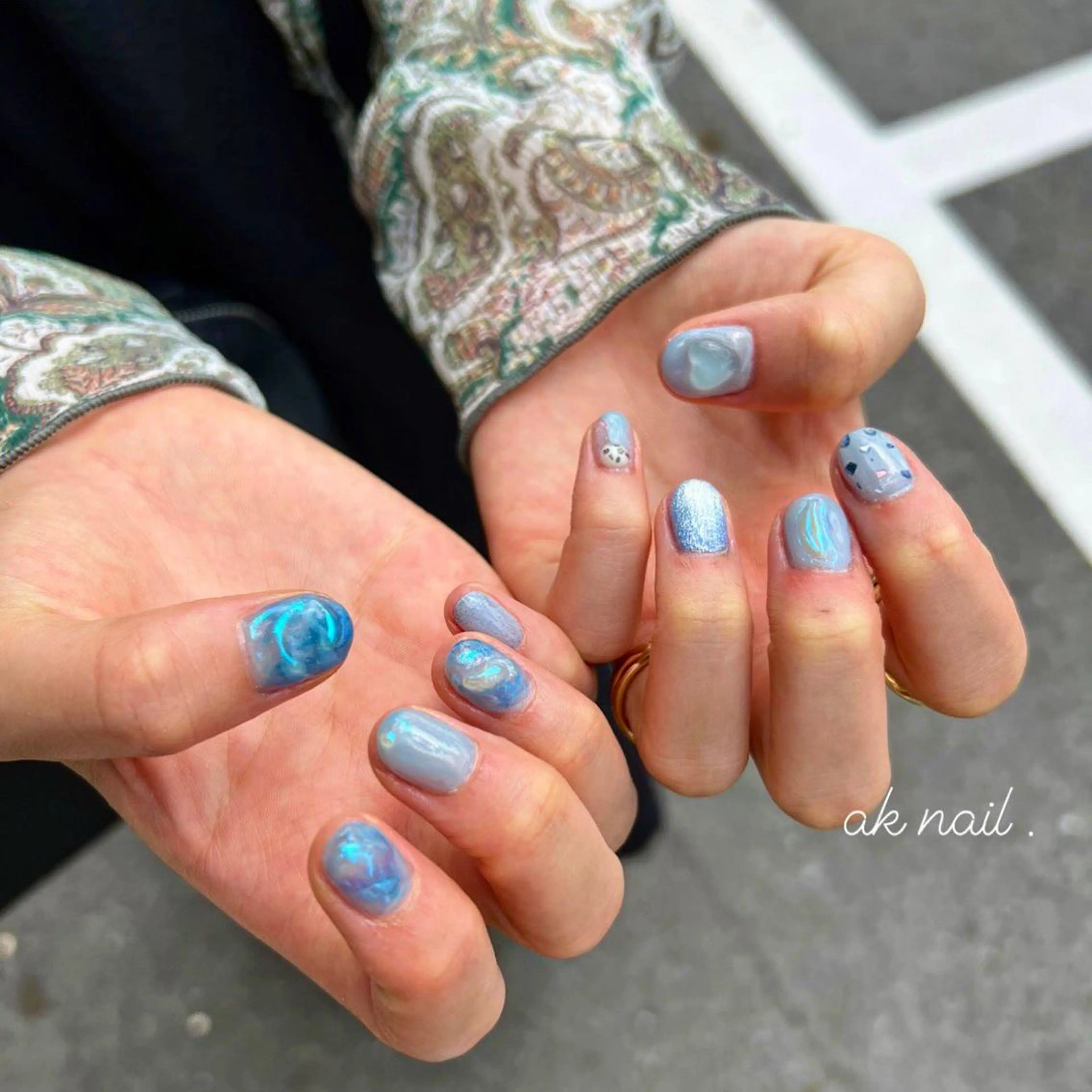 ネイル ハンドネイル ak nail .のネイルデザイン