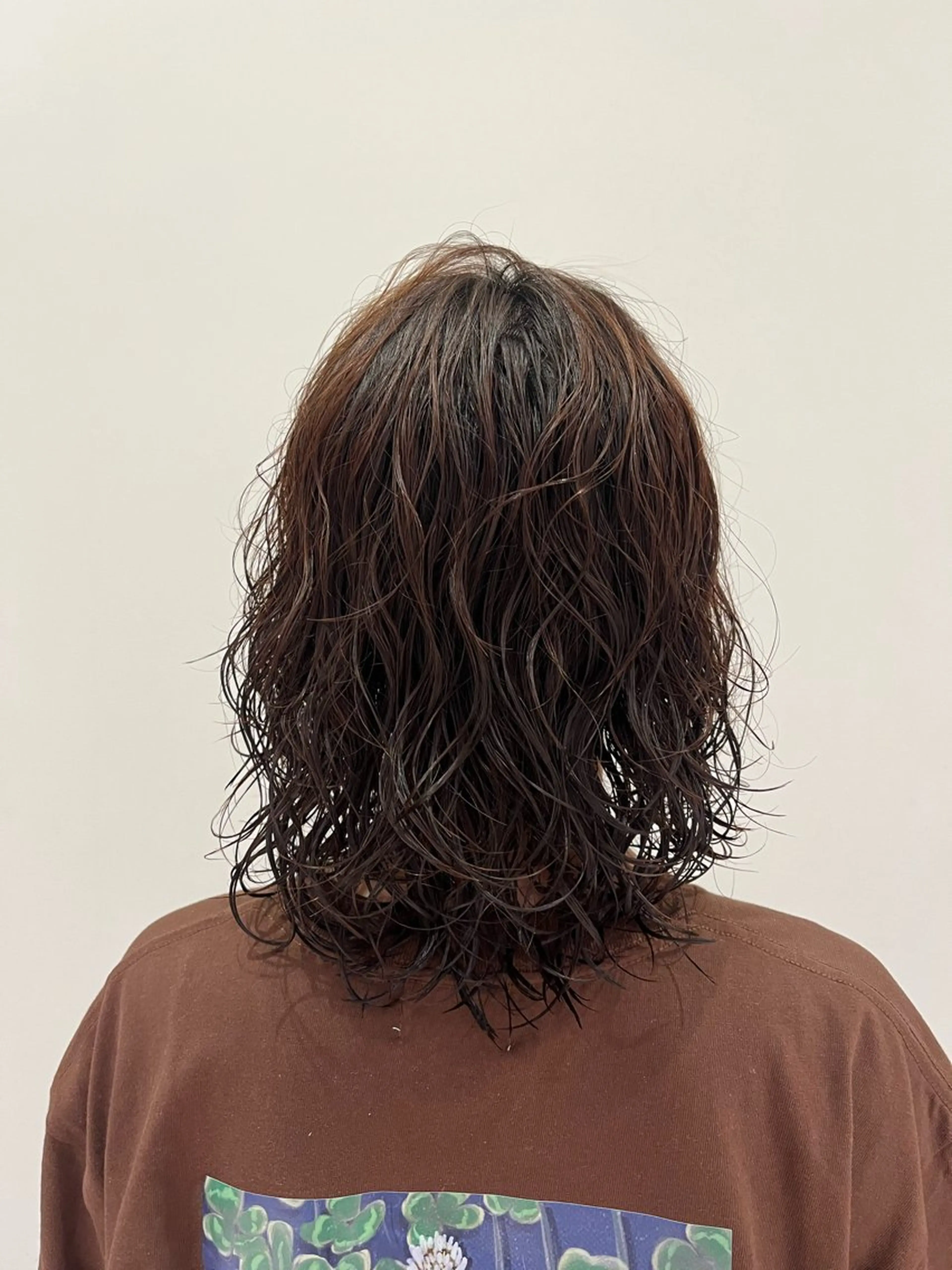 ミディアム パーマ ミディアムパーマ 櫻井 莉子のヘアスタイル