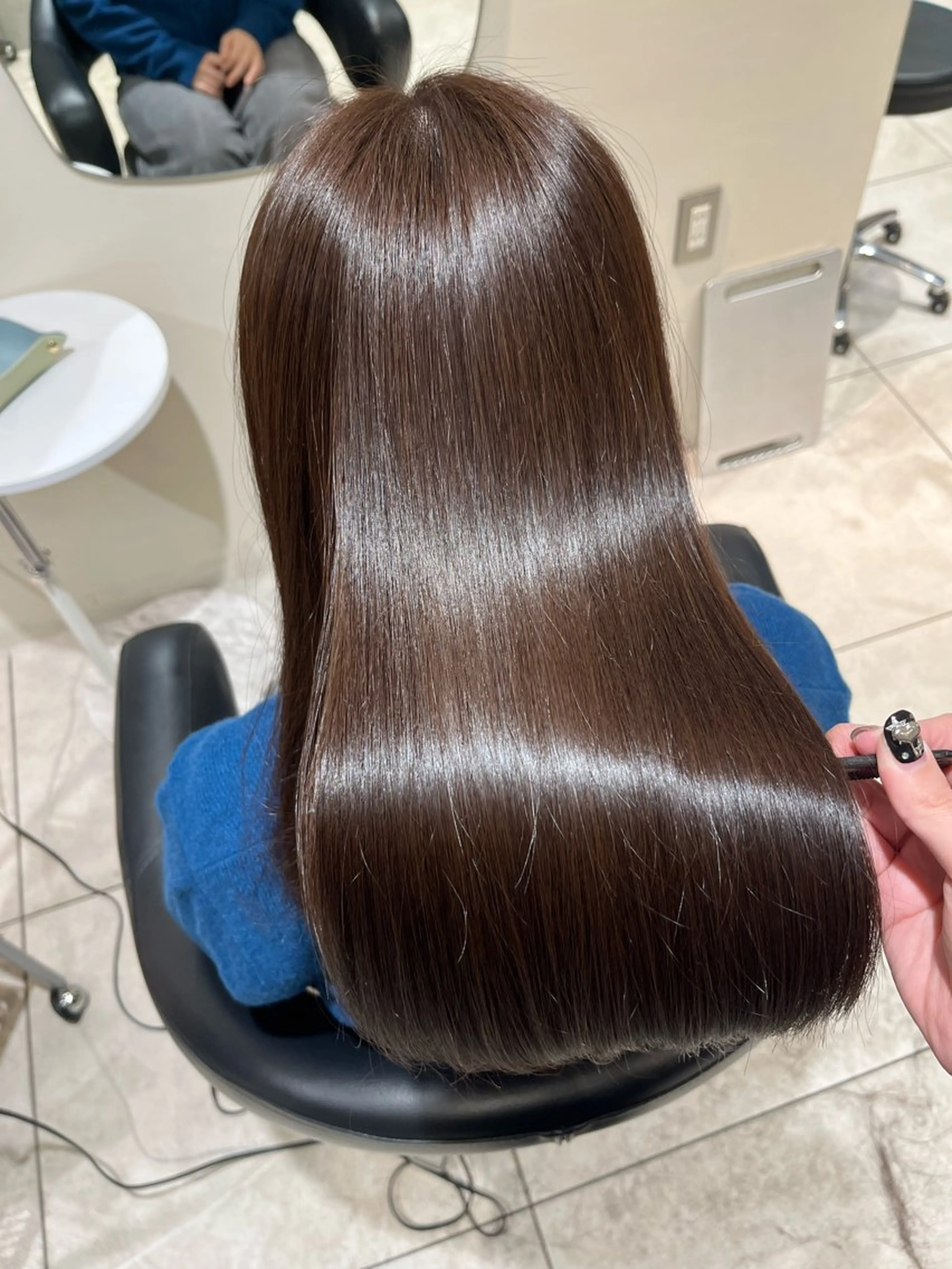 ロング カラー ヘアカラー 🫧美髪縮毛矯正🫧 横山 遥のヘアスタイル
