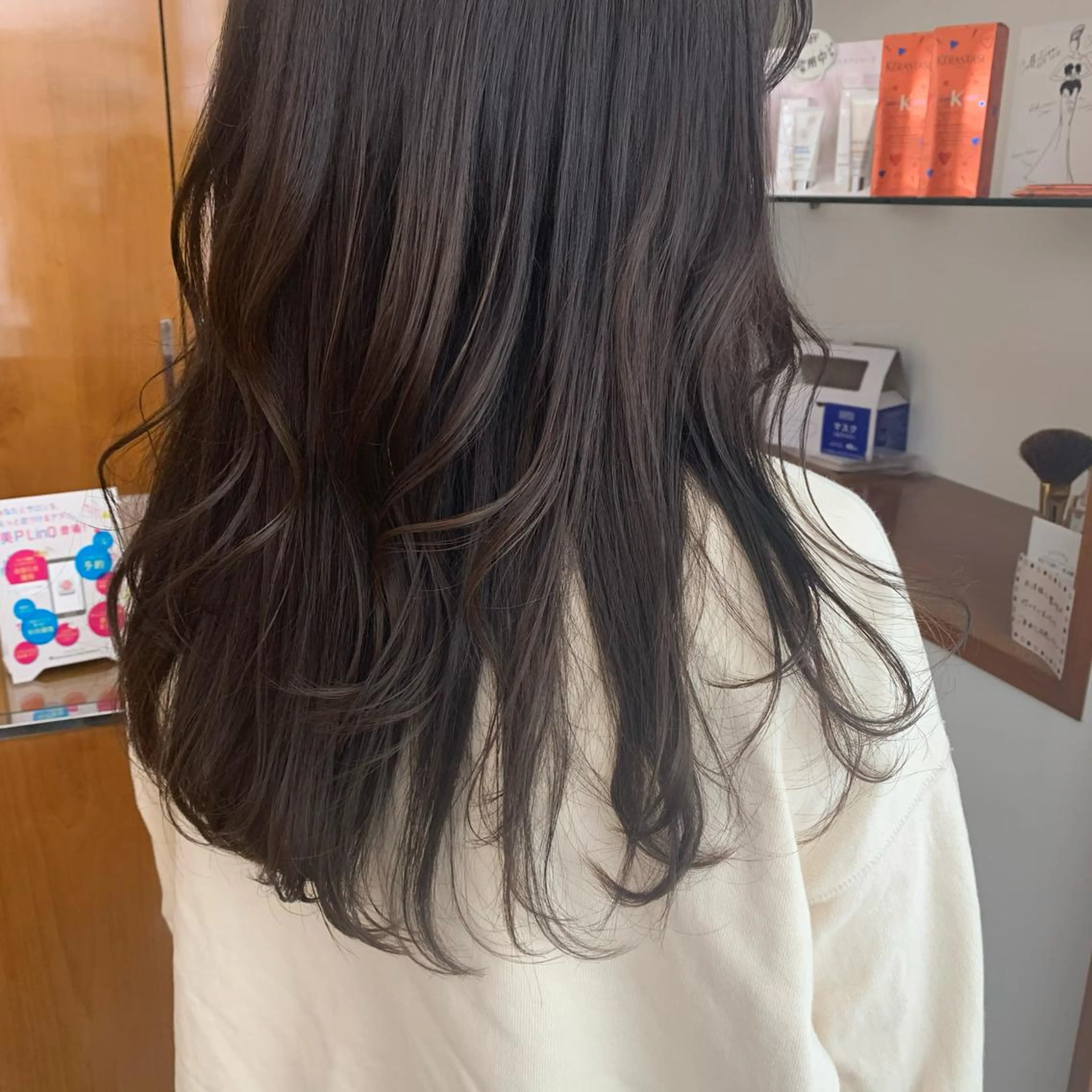 カラー ベージュカラー 透明感カラー ヘアカラー さとう あやかのヘアスタイル