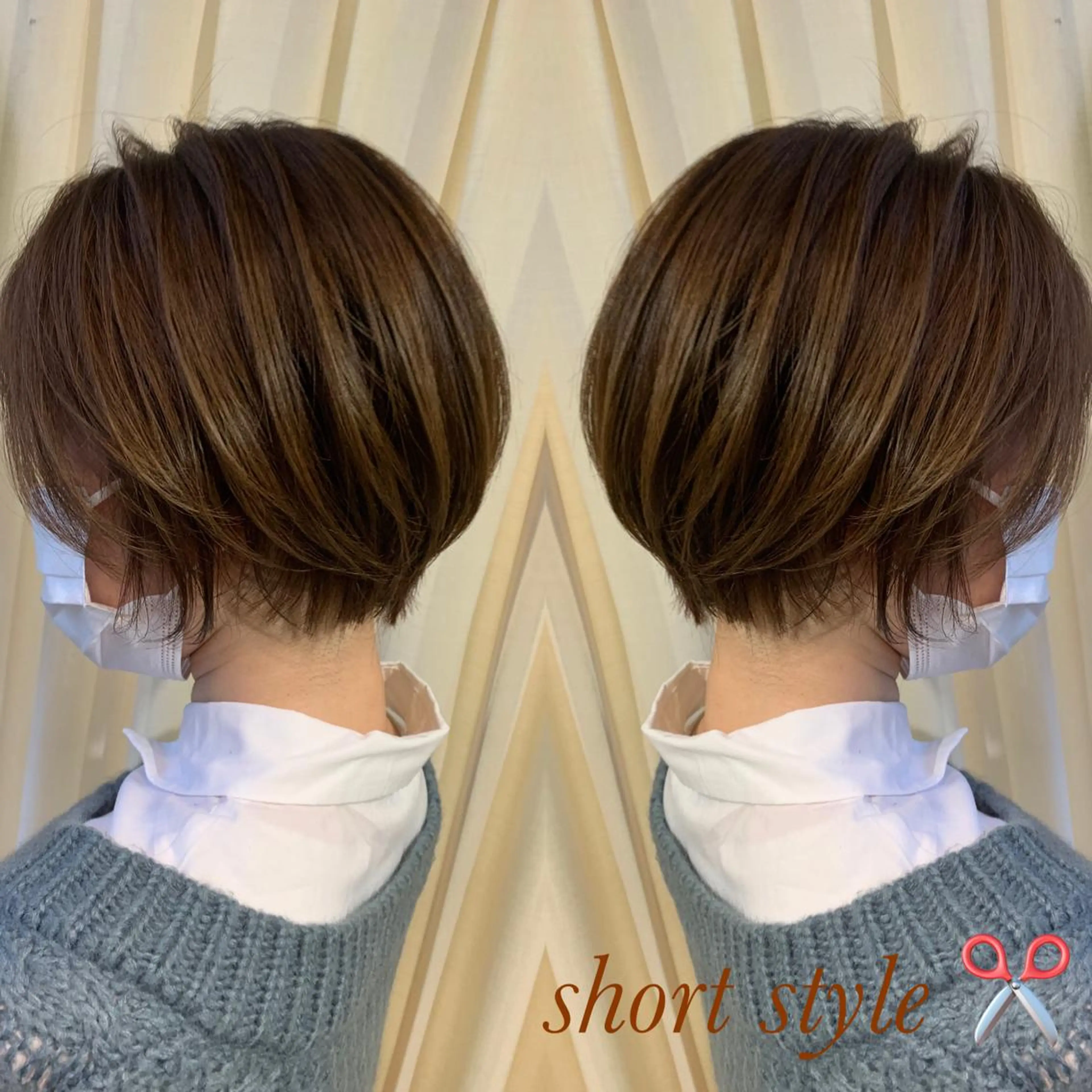 ショート カラー 川嶋 saronLEPIAのヘアスタイル
