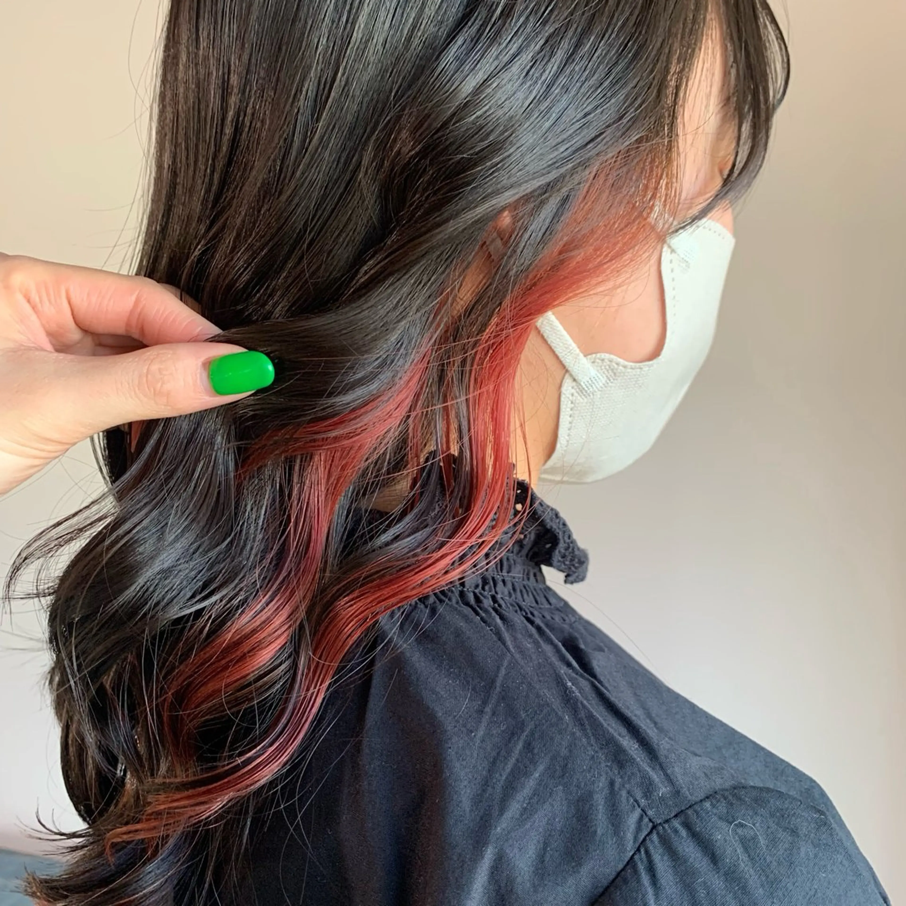 セミロング セミロングパーマ エクステ ハイライト 髪質改善 レイヤーカット ヘアカラー トリートメント Lulu 公式/すすきの/大通のヘアスタイル