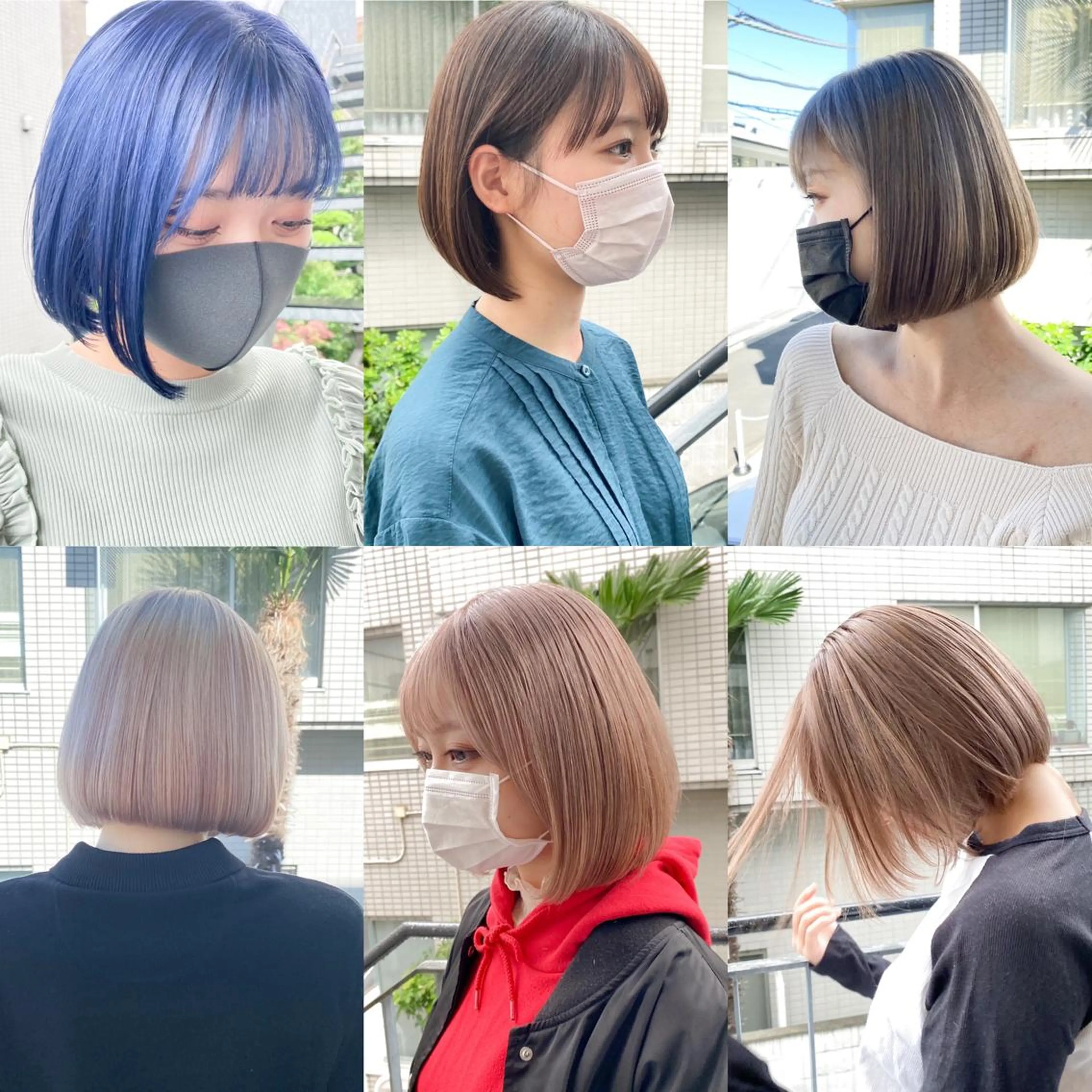 ショート カラー 艶髪ブリーチ 永井竜也のヘアスタイル