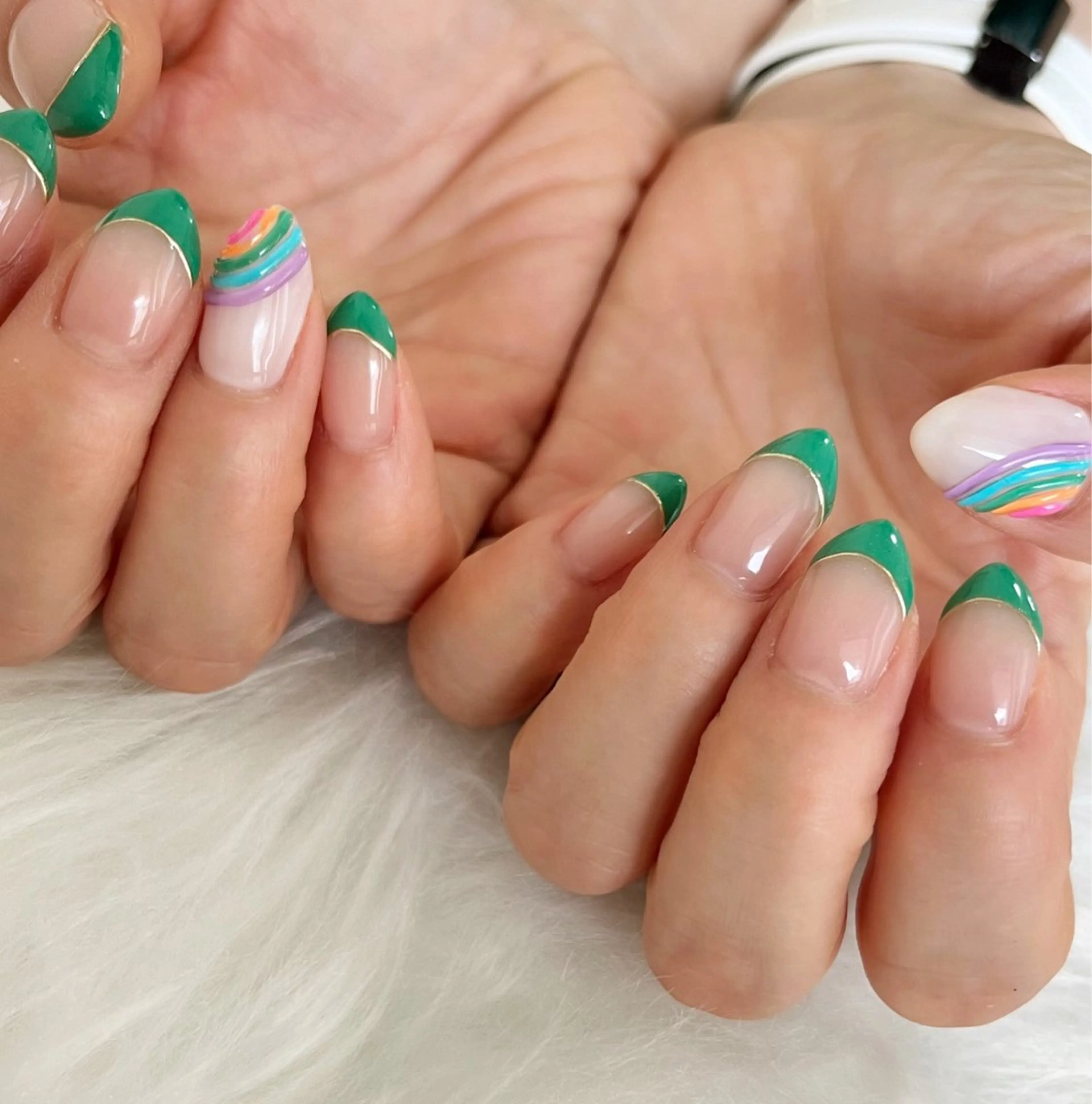 ネイル ハンドネイル 北巽駅Nail muu...🫧🧸のネイルデザイン