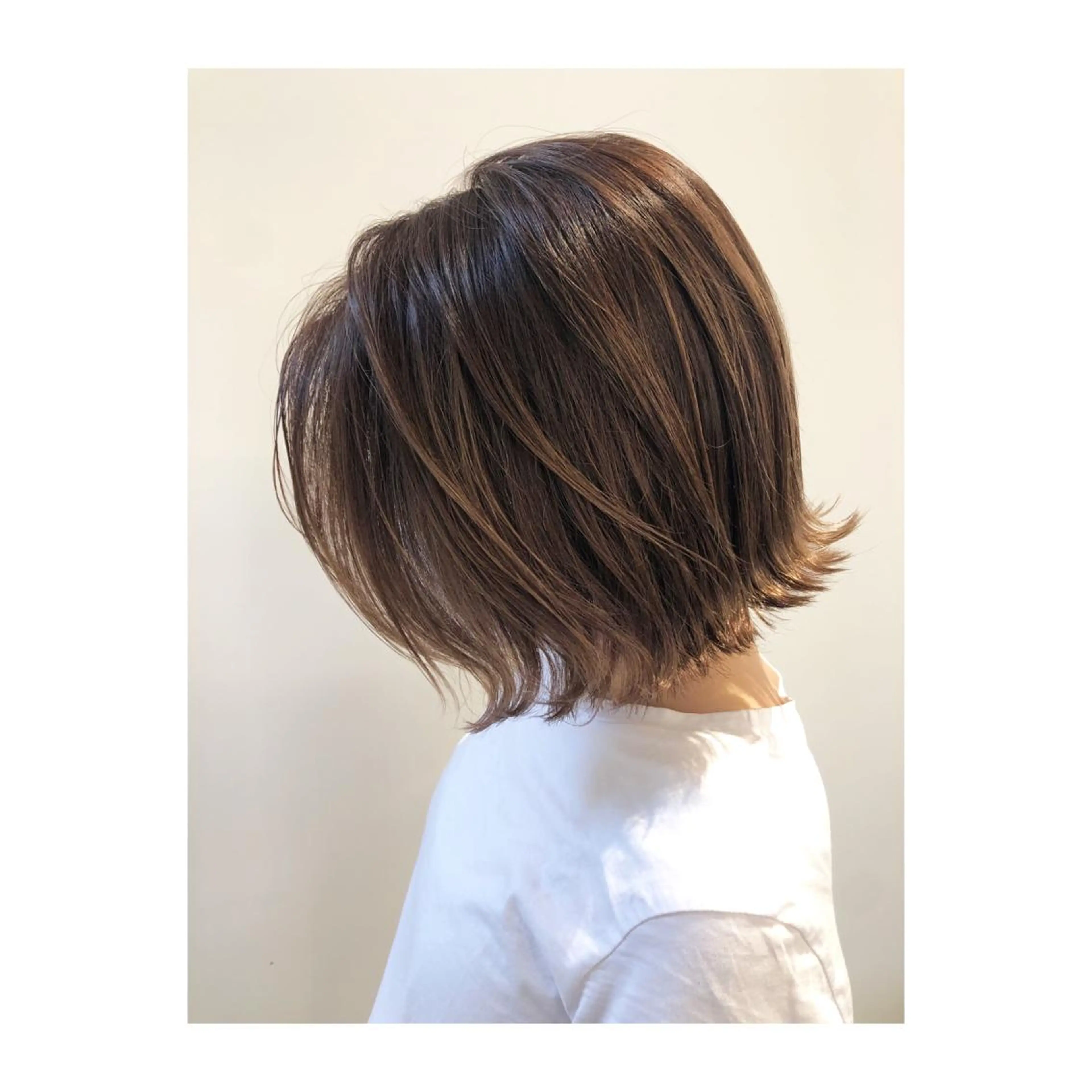 ショート カラー カット ヘアカラー トリートメント あらい なつみのヘアスタイル