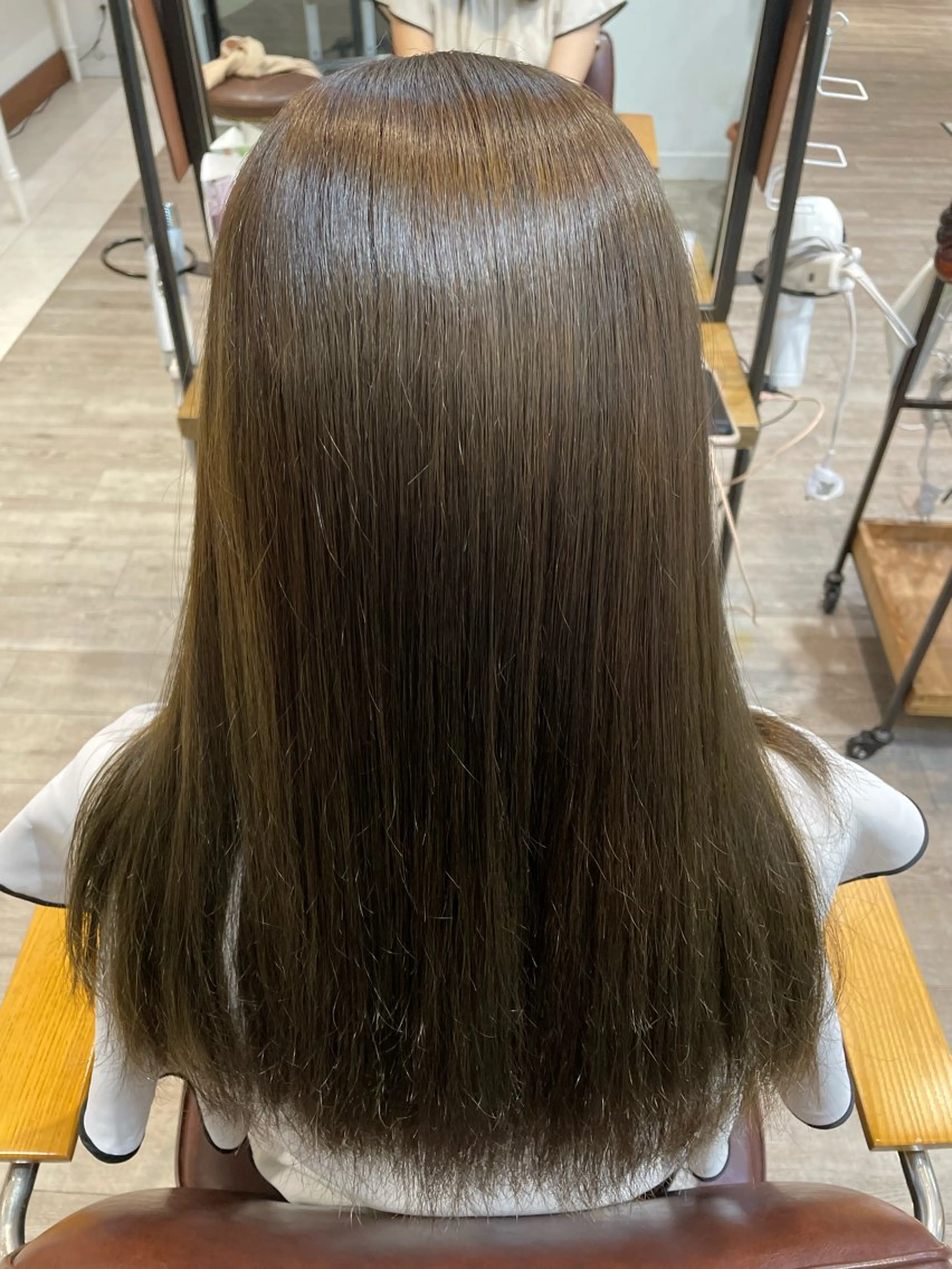 ロング カラー ヘアカラー トリートメント ながこ /透明感カラーのヘアスタイル