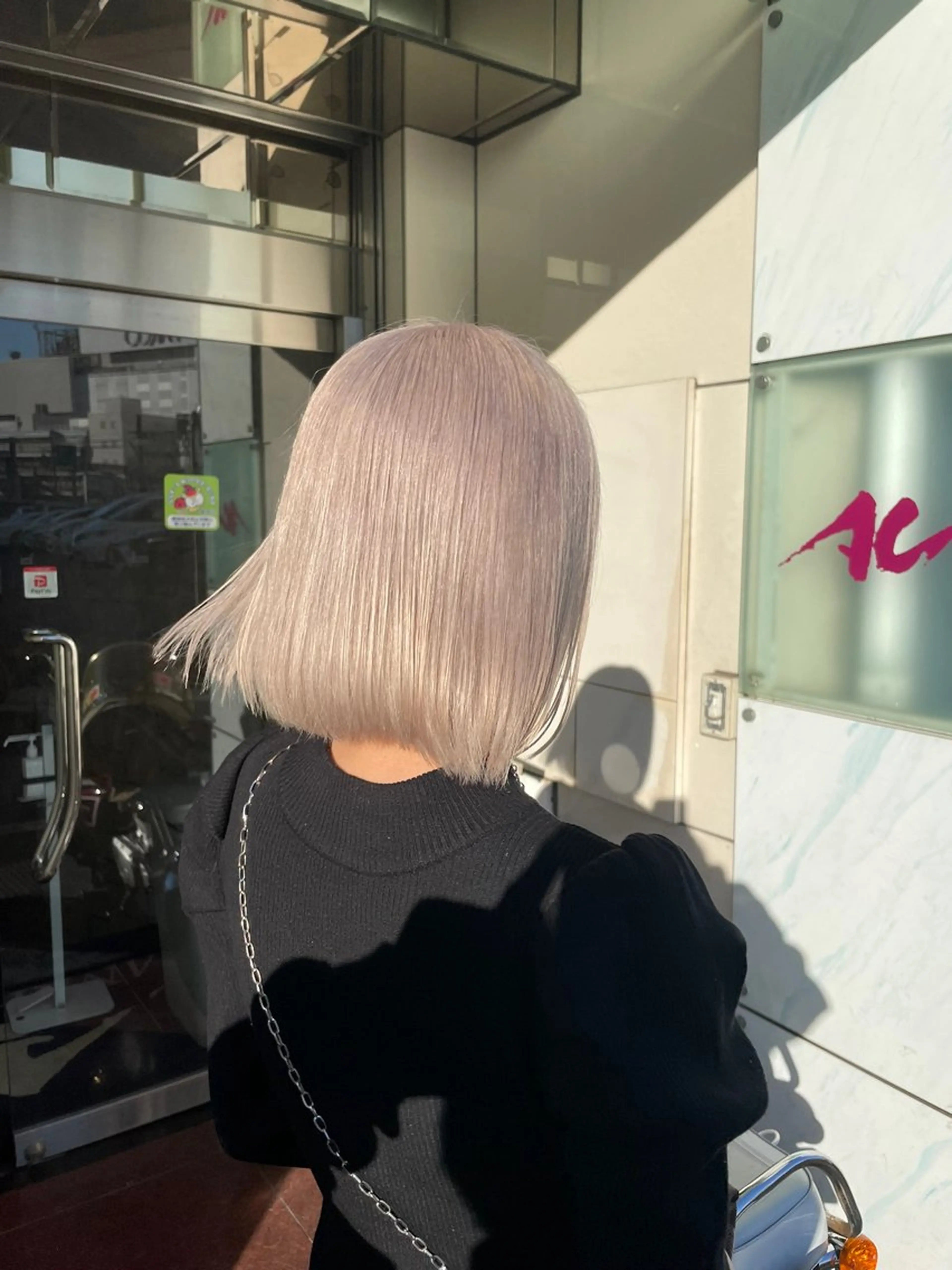 ショート カラー ヘアカラー トリートメント ヘアセット アンククロス/ 池袋/RYUSEIのヘアスタイル