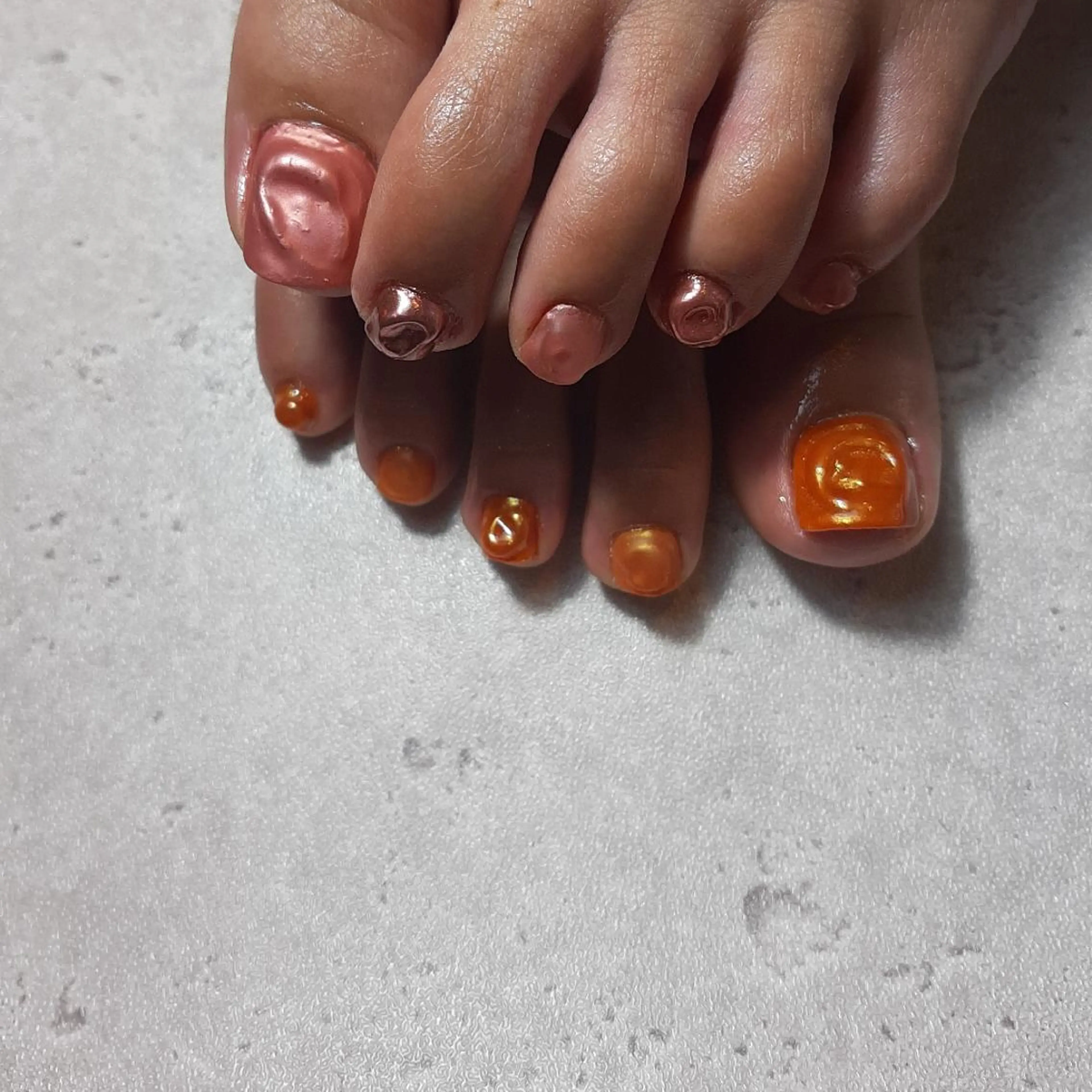 ネイル フットネイル マットネイル ミラーネイル owlnail /持込みデザイン専門のネイルデザイン