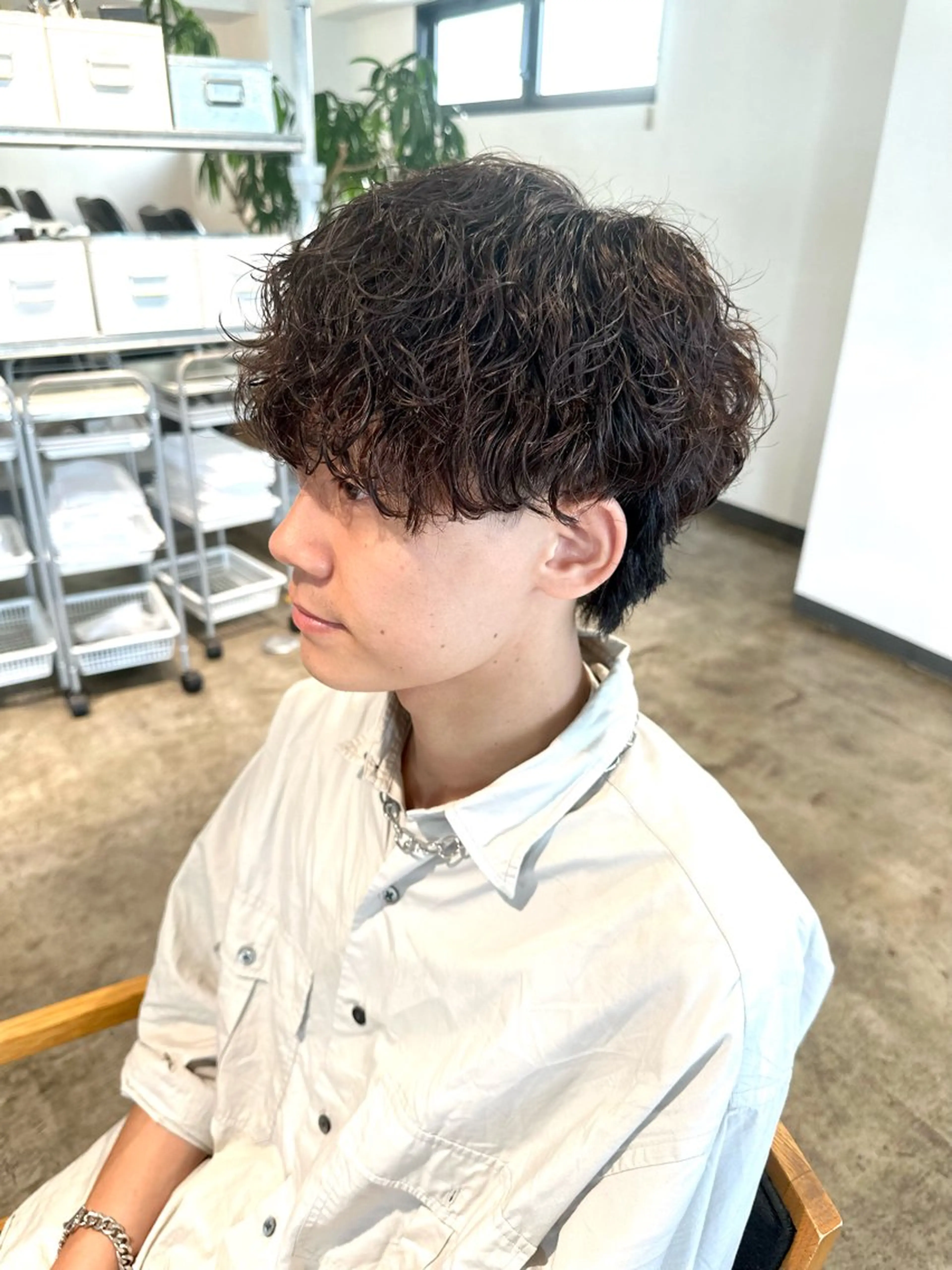 メンズ マッシュ メンズパーマ メンズツイストパーマ 波巻きパーマ ツイストパーマ カット パーマ トリートメント 骨格補正施術/メンズ 専門美容師/YUYAのヘアスタイル