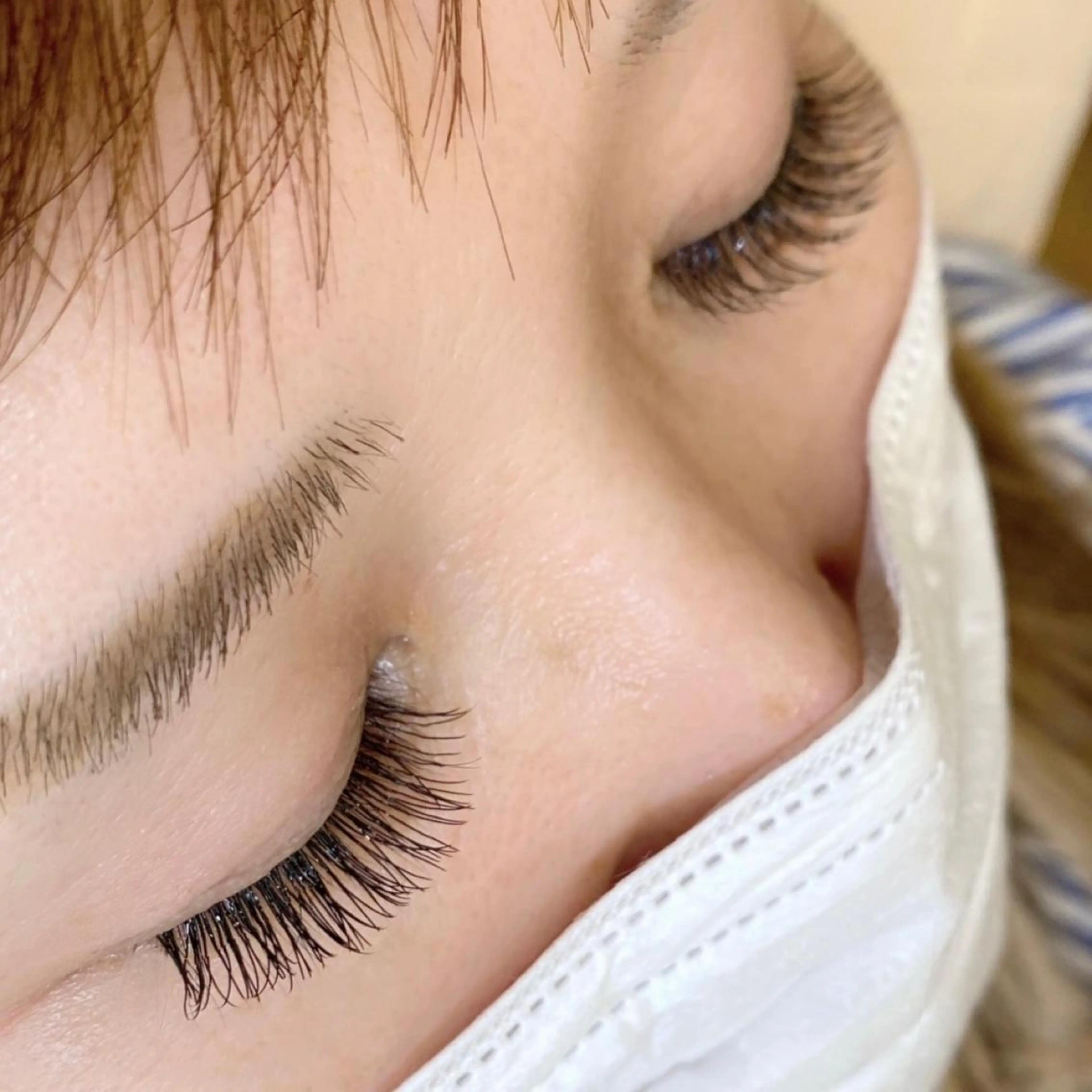 マツエク・マツパ Cカール フラットラッシュ ナチュラル Dolce eye lash ねごろのマツエク・マツパデザイン