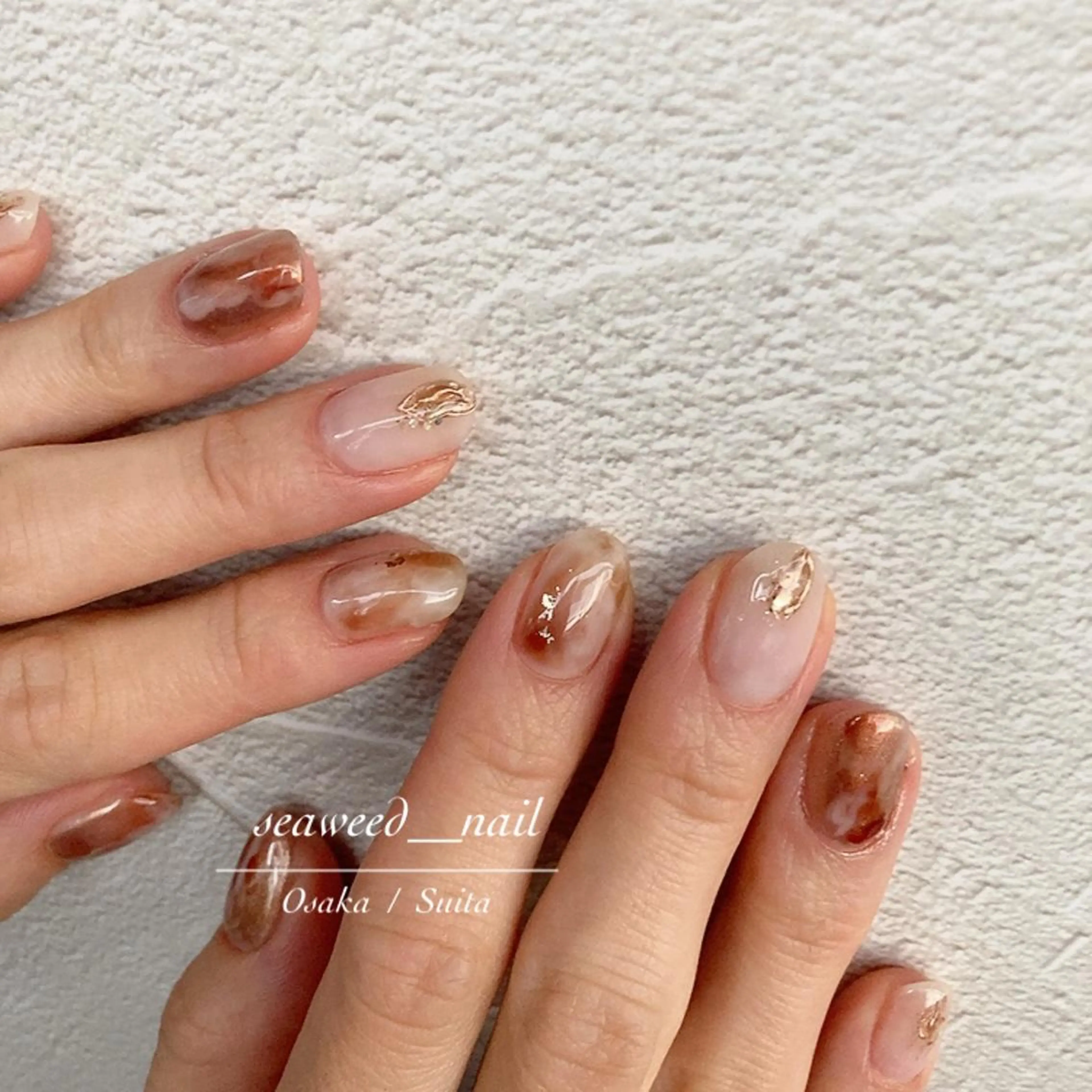 ネイル ハンドネイル seaweed nailのネイルデザイン