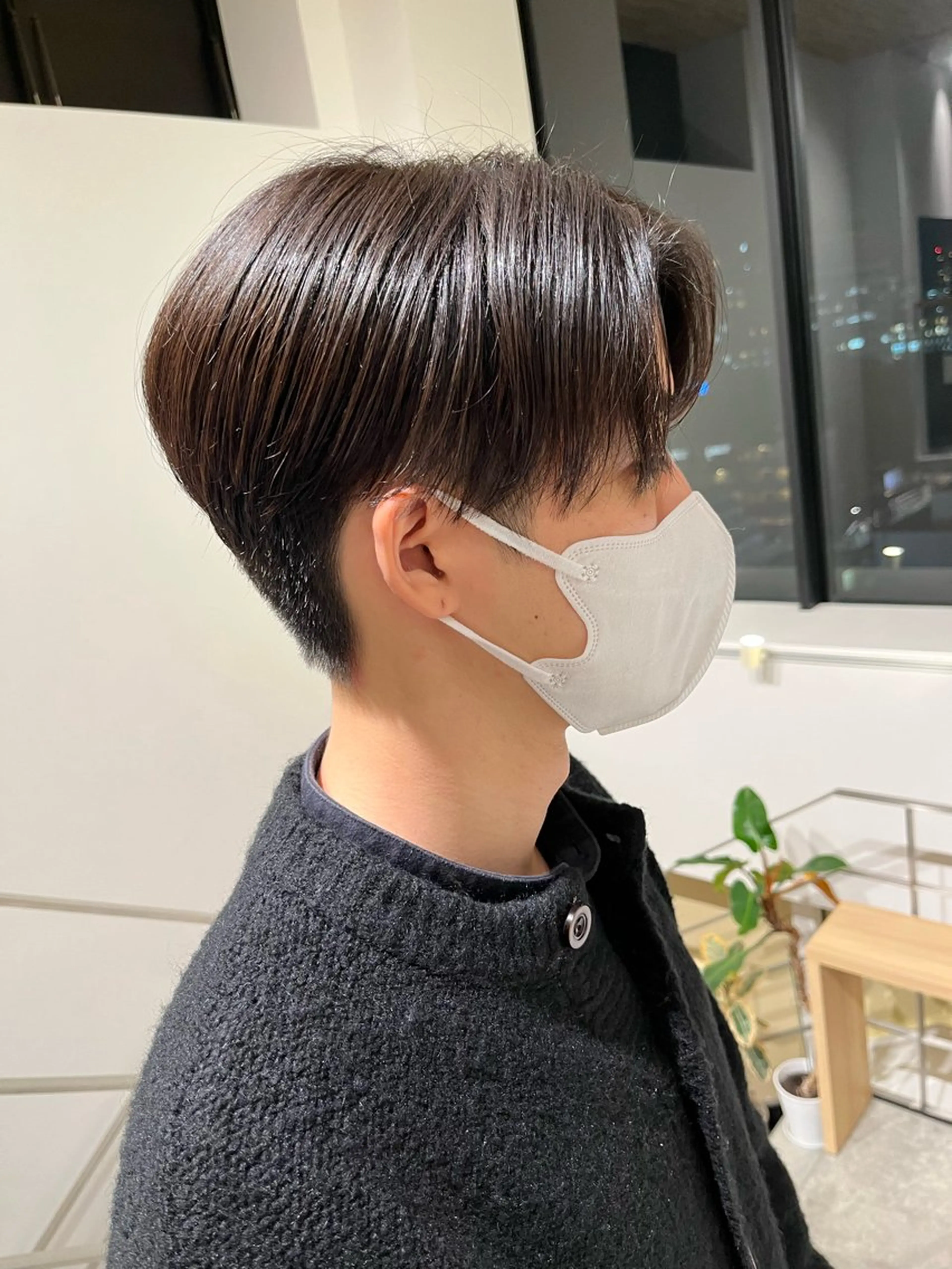 ショート メンズ カット 縮毛矯正 店舗移動します ご連絡くださいESAのヘアスタイル