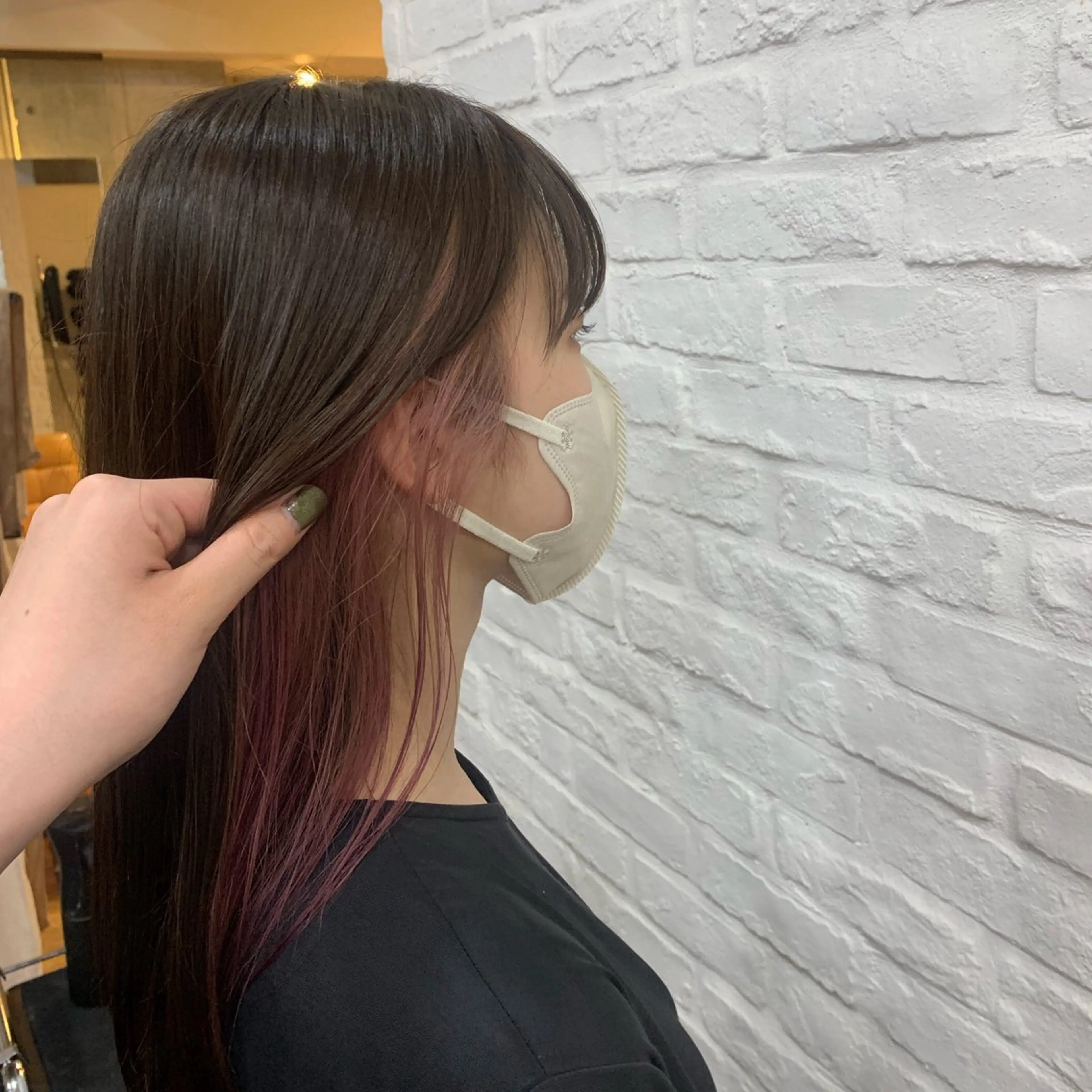 ミディアム カラー aell所属・ann/ 京都北大路のヘアスタイル