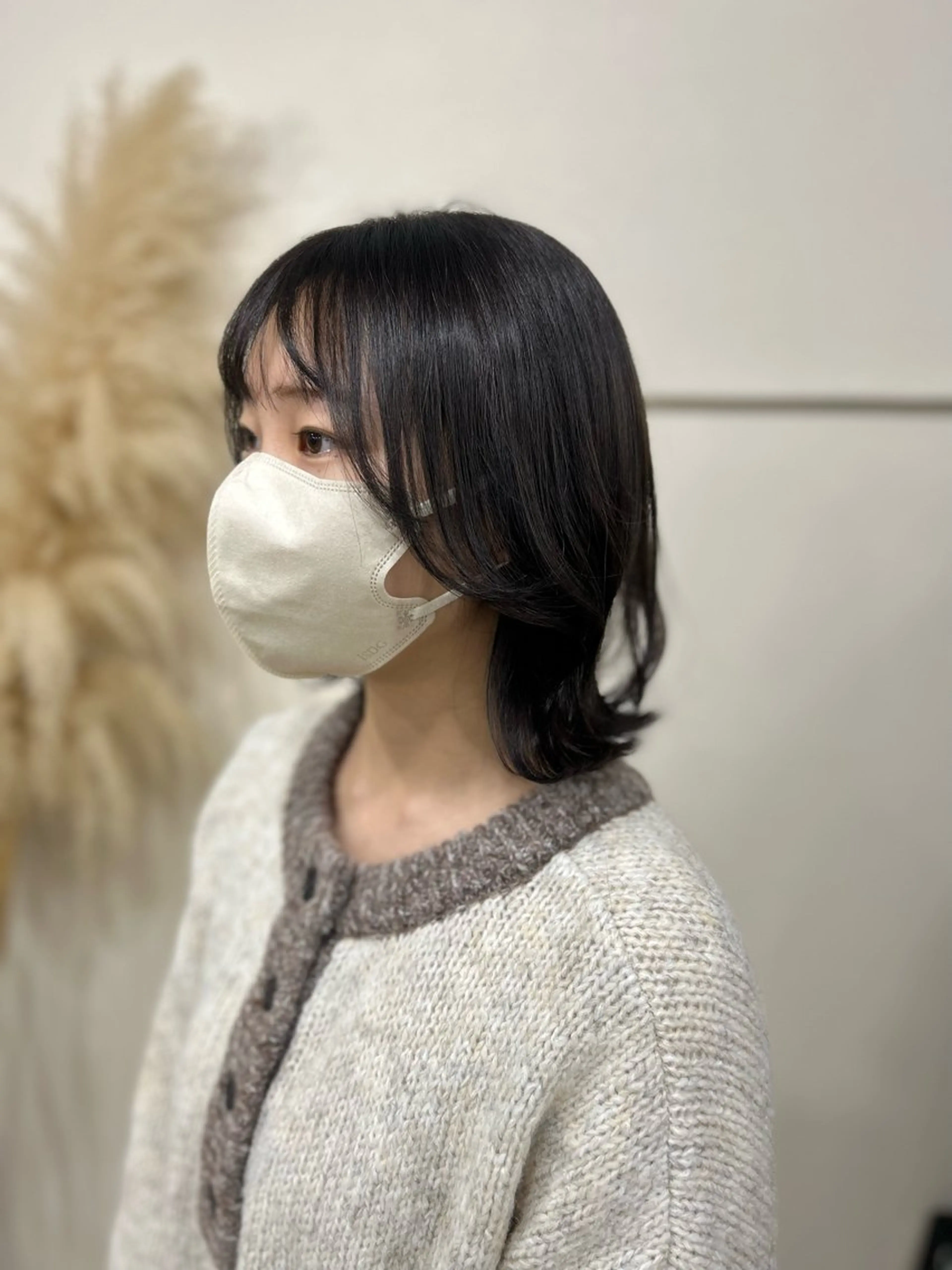 ミディアム カラー カット ヘアカラー トリートメント 渡部 ひろのりのヘアスタイル