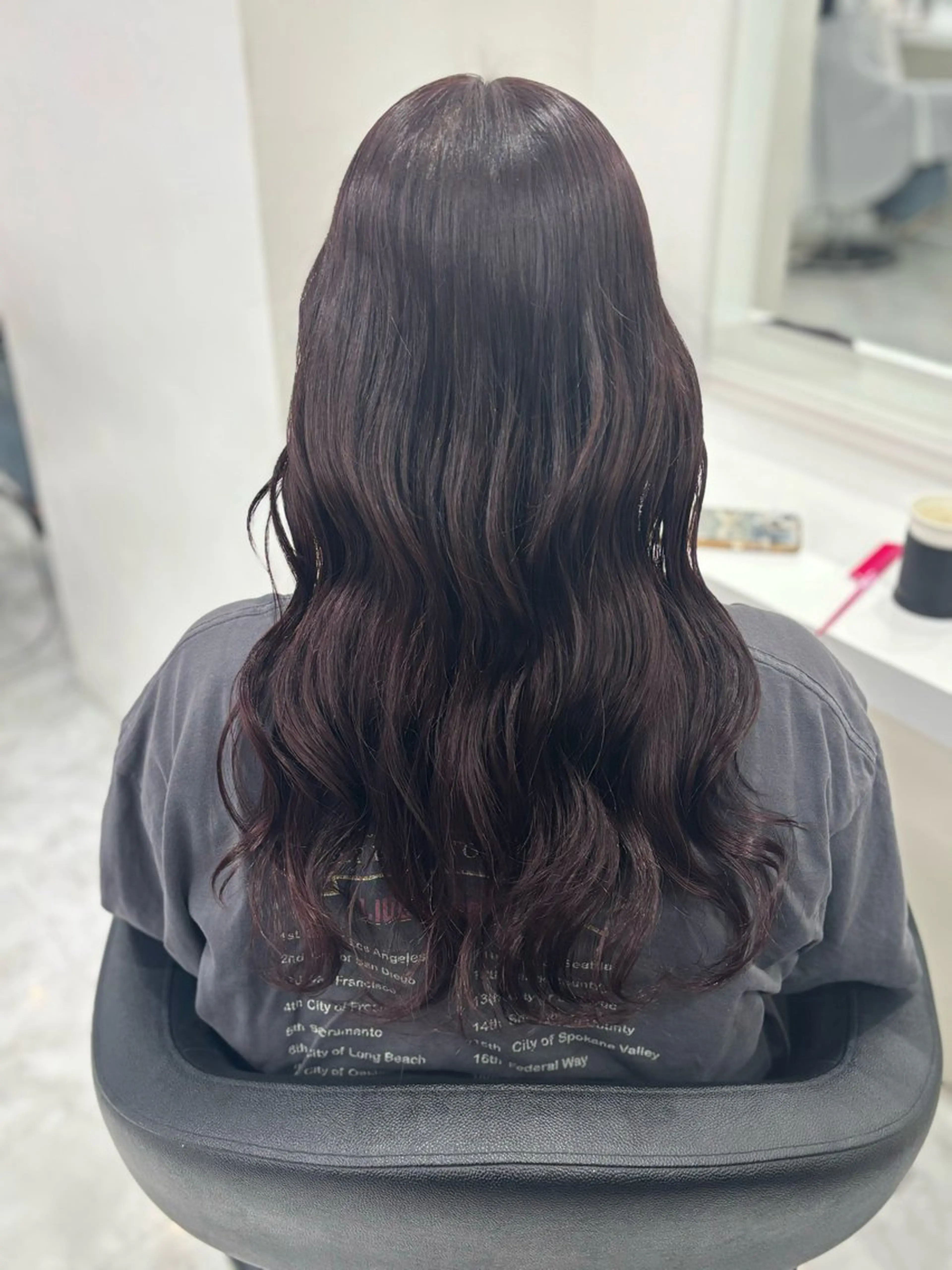ロング ヘアカラー お洒落暖色 🍒AOI🍒のヘアスタイル