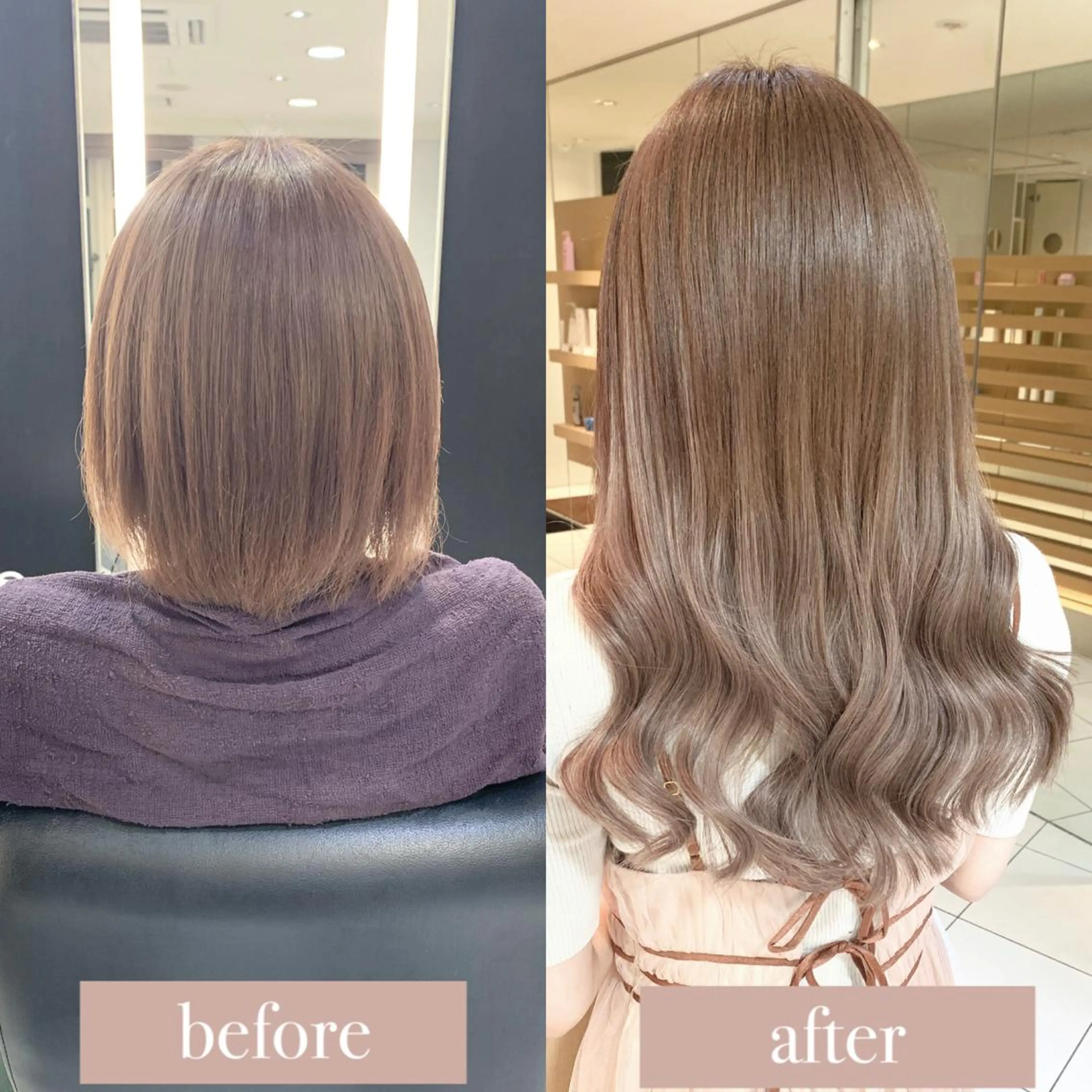 ロング カラー ベージュカラー ミルクティーベージュ エクステ エクステ　ユノキ リョウタのヘアスタイル