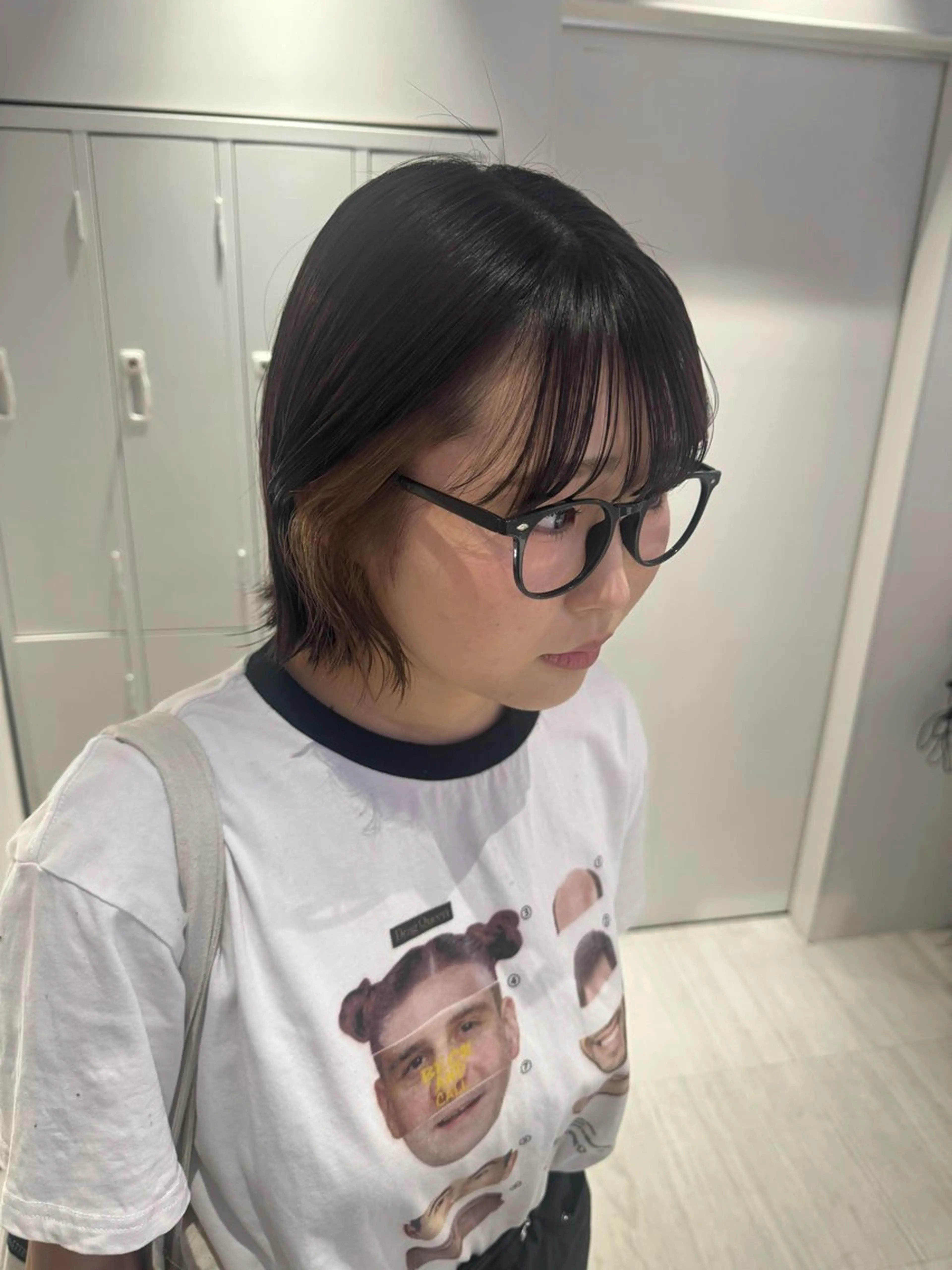 カラー ベージュカラー イヤリングカラー icon所属・Ami / icon博多のヘアスタイル