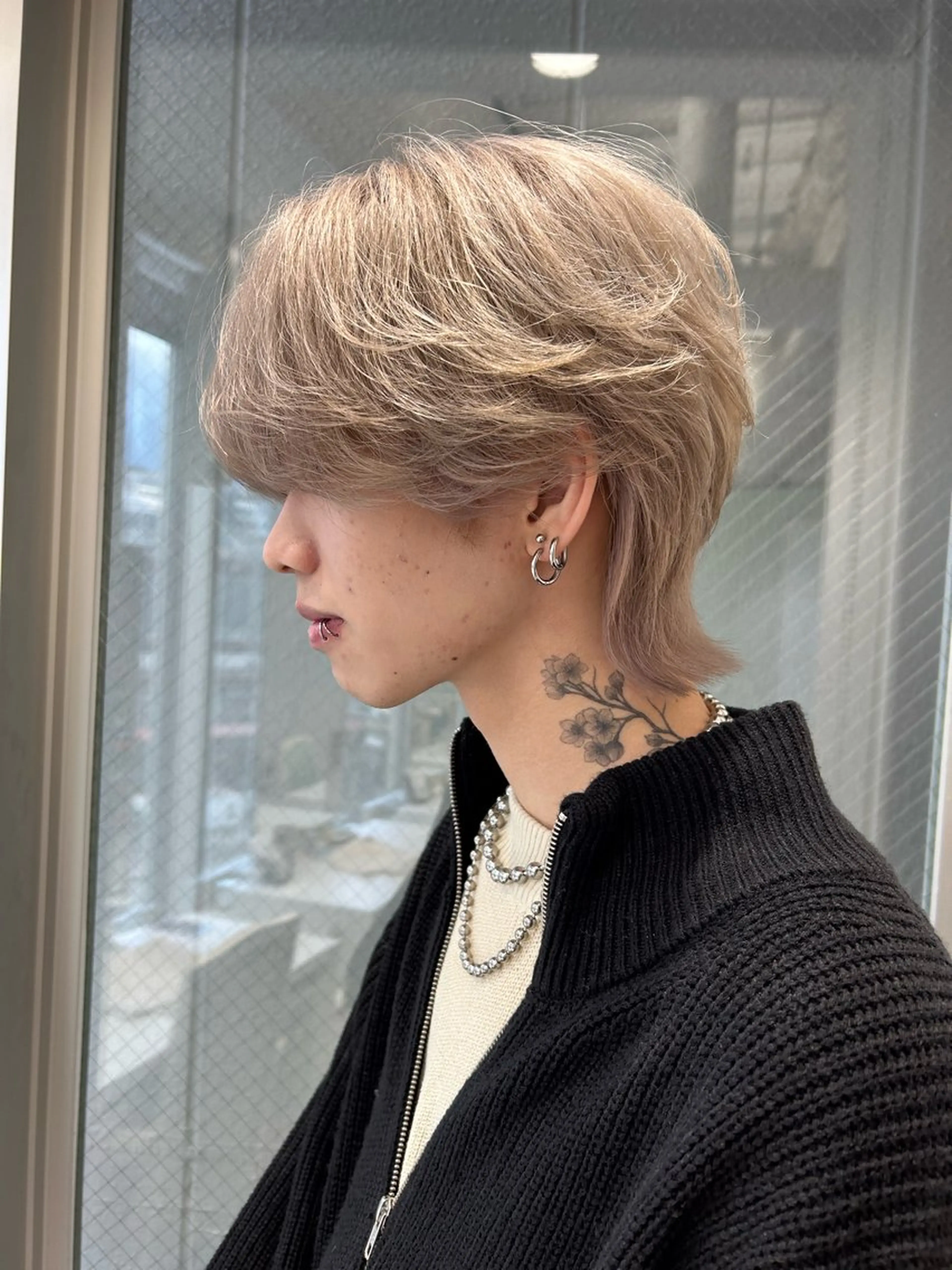 ミディアム カラー メンズ カット ヘアカラー メンズ特化❤️‍🔥 パーマ職人江口佳乃のヘアスタイル
