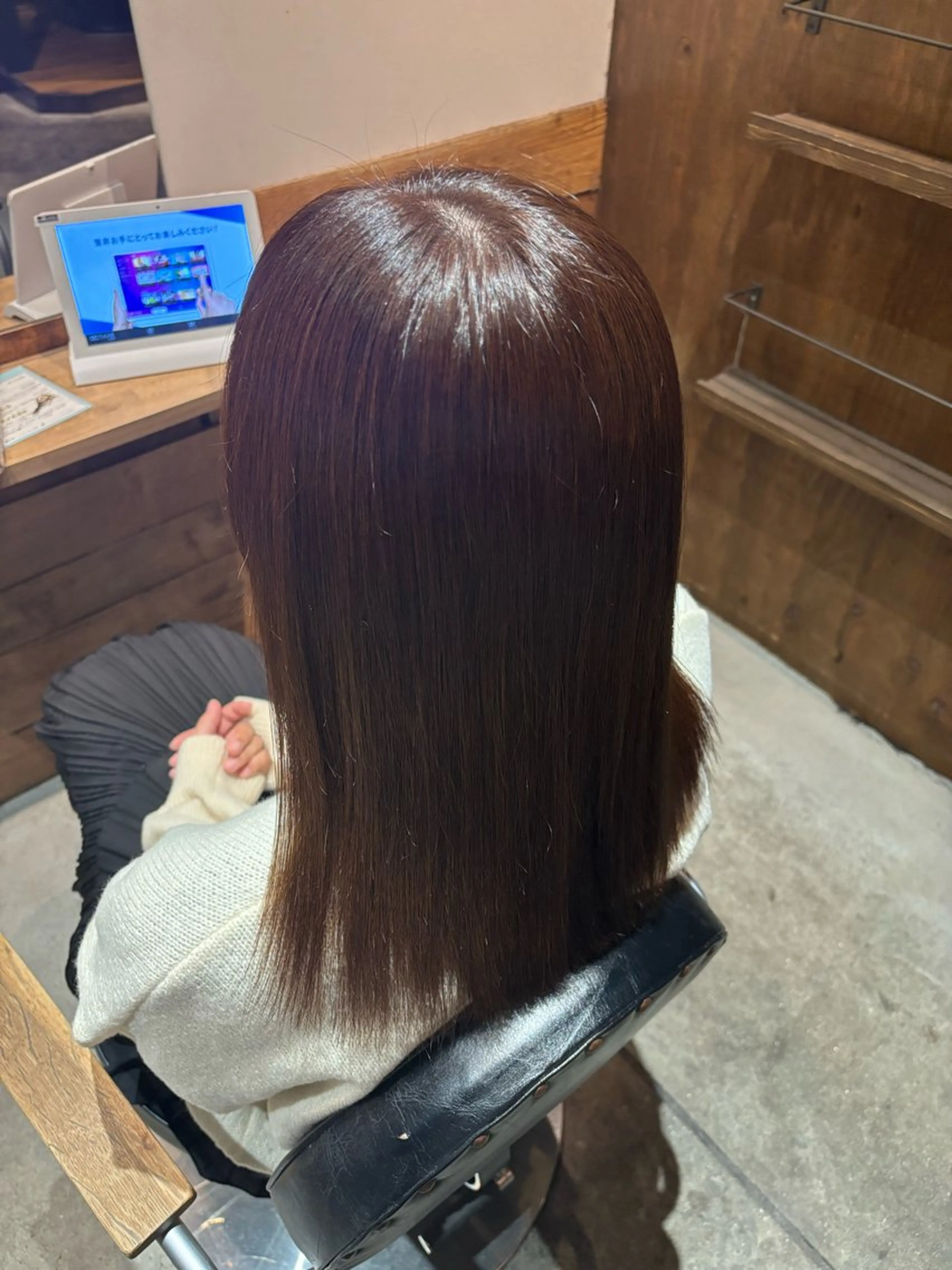 ミディアム カラー ヘアカラー La fith hair reve所属・🎀髪質改善艶カラー 🎀　AYAKAのヘアスタイル