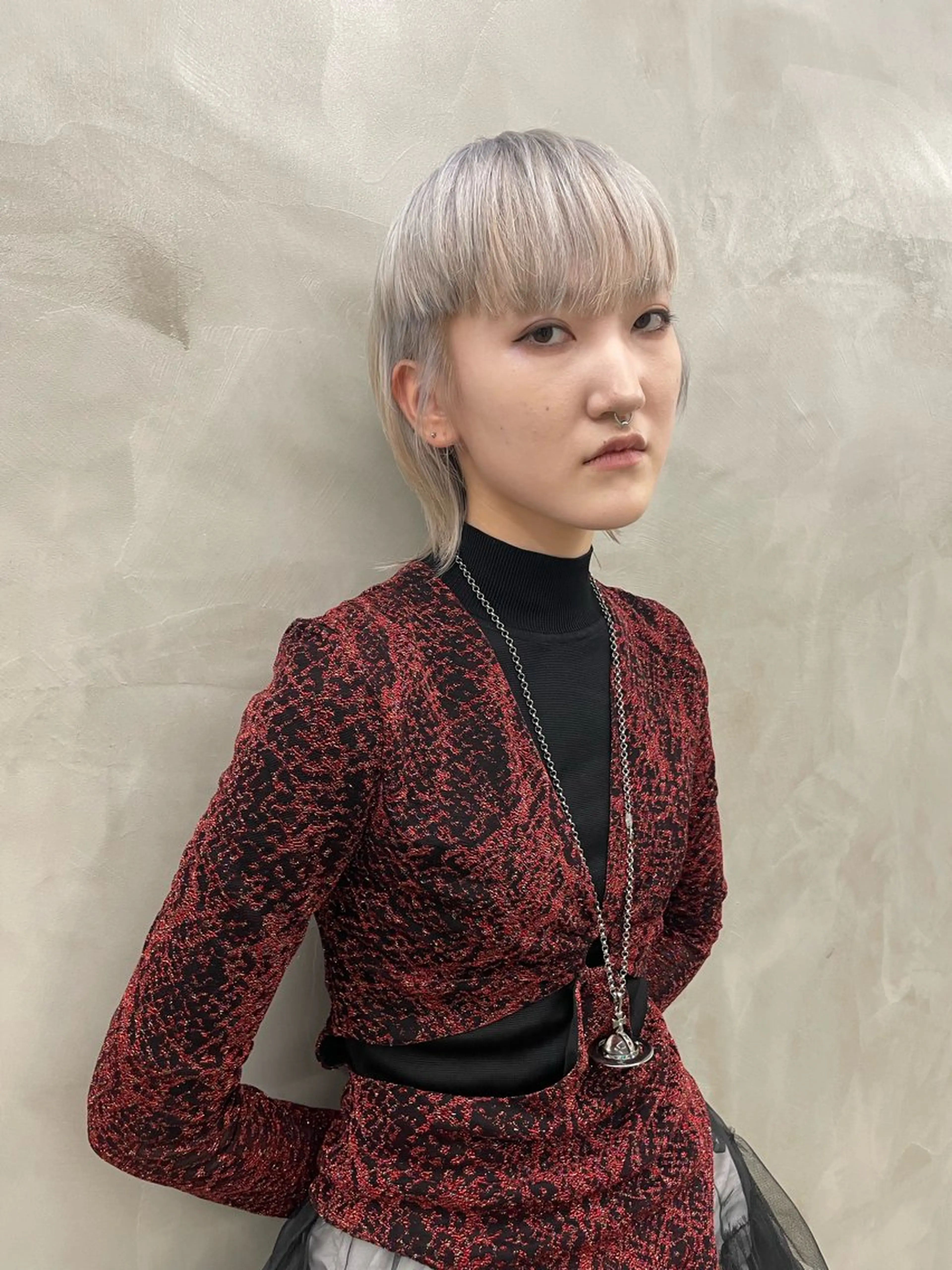 カラー ヘアカラー トリートメント ハイトーン/レイヤー 🌸さくらのヘアスタイル